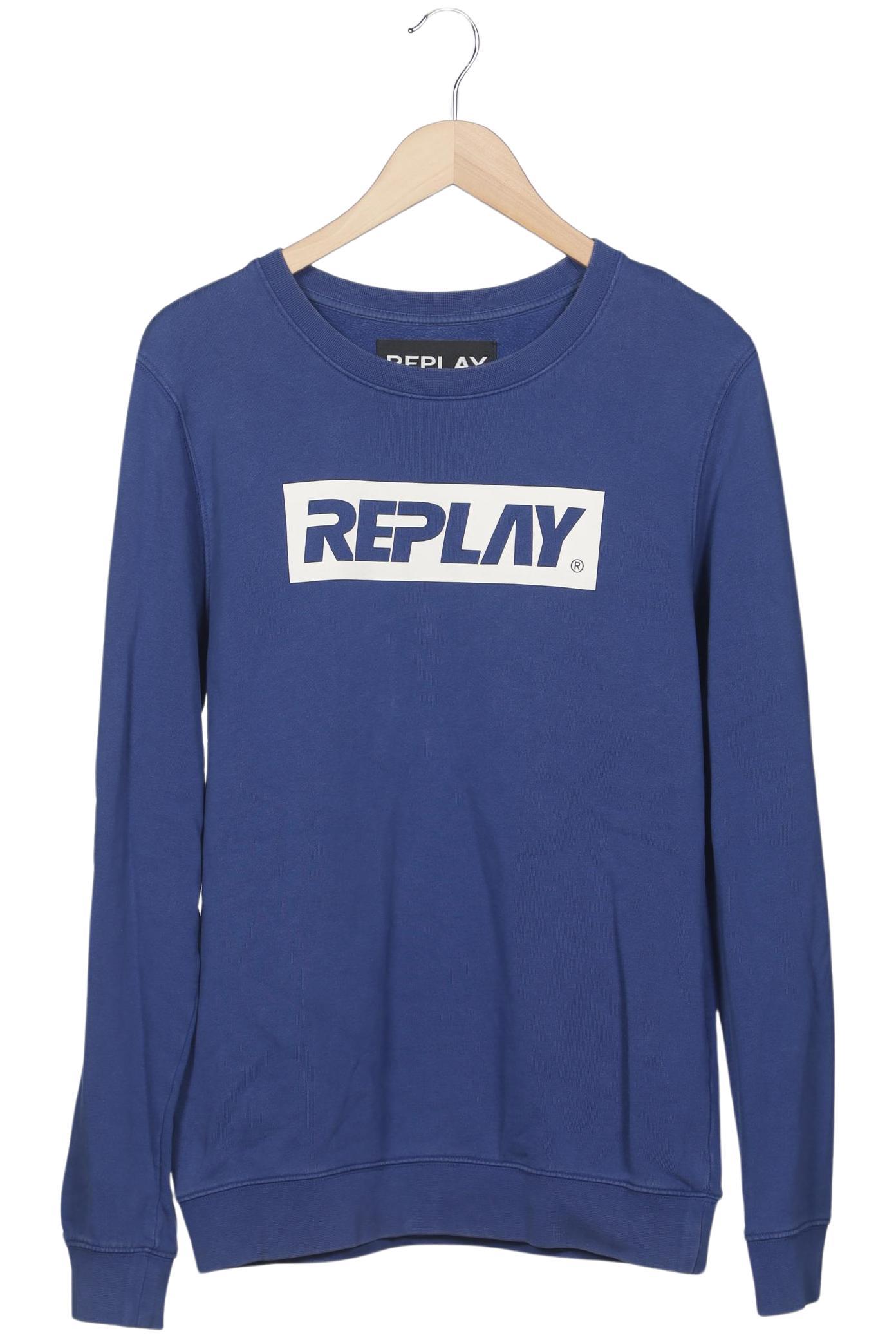 

Replay Herren Sweatshirt, marineblau, Gr. 48