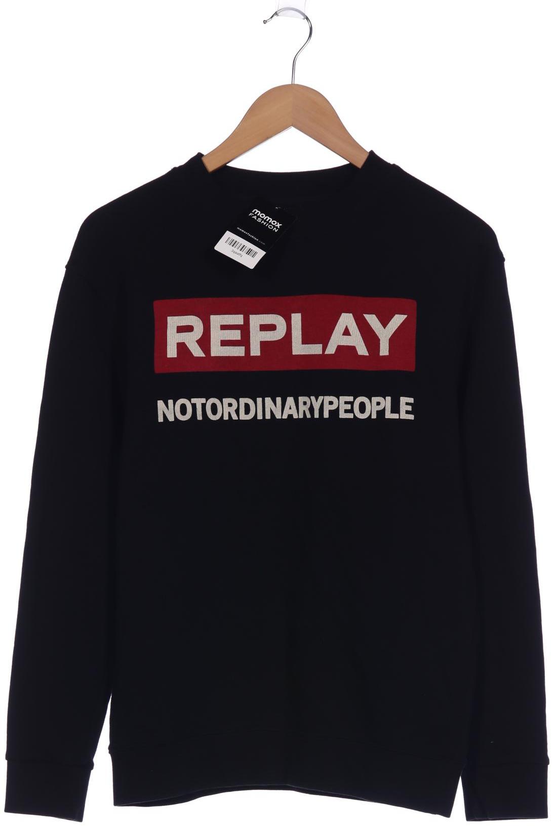 

Replay Herren Sweatshirt, schwarz, Gr. 46