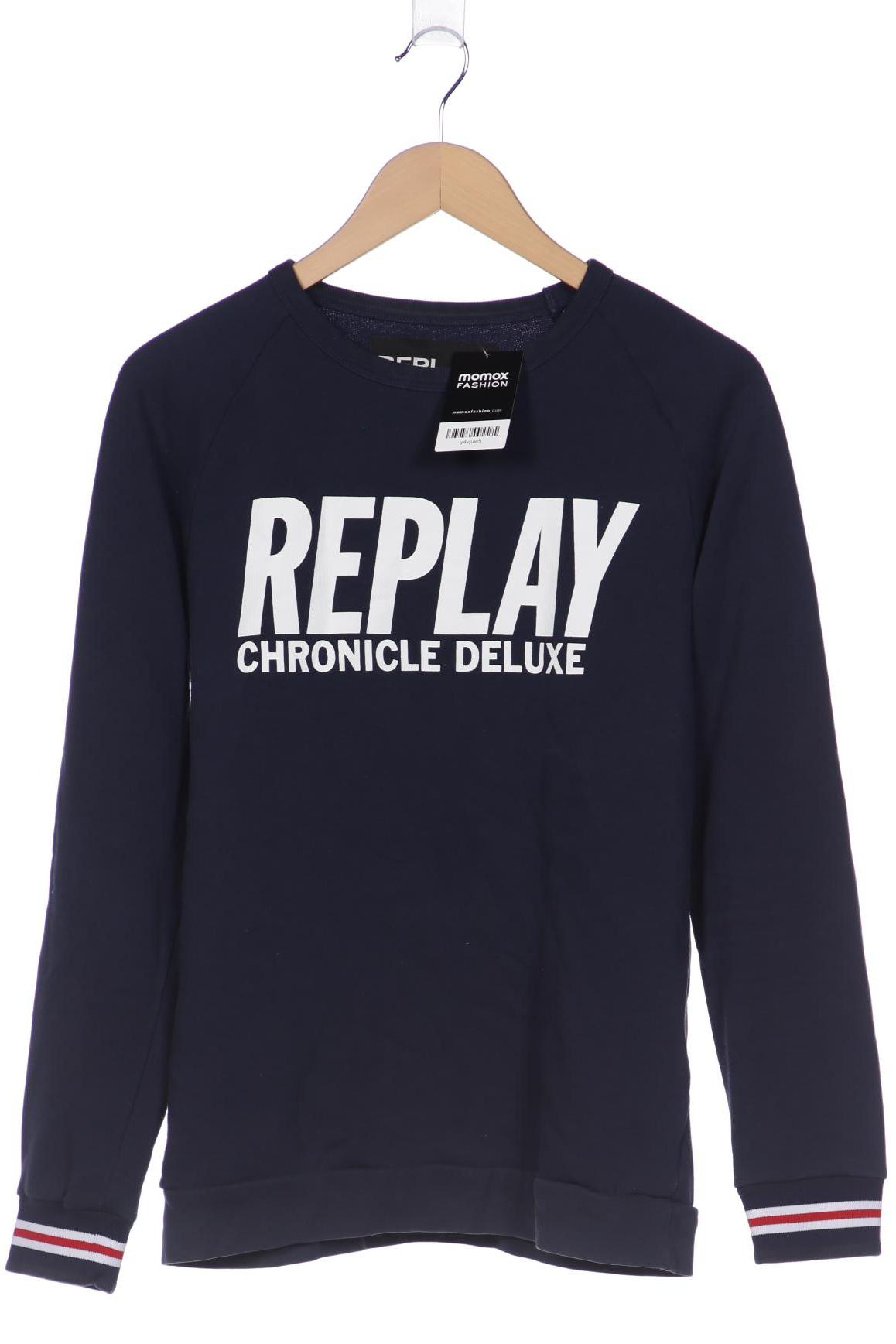 

Replay Herren Sweatshirt, marineblau