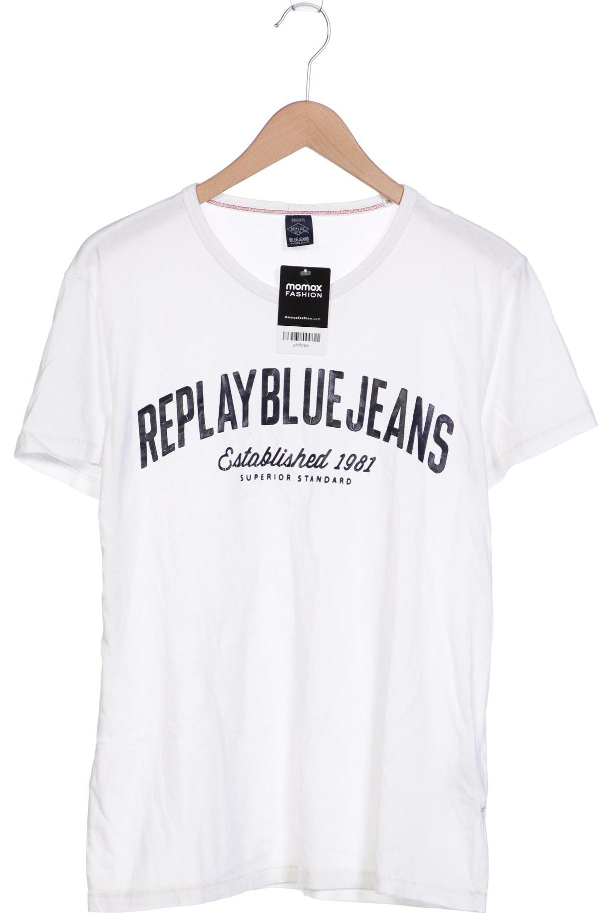 

Replay Herren T-Shirt, weiß