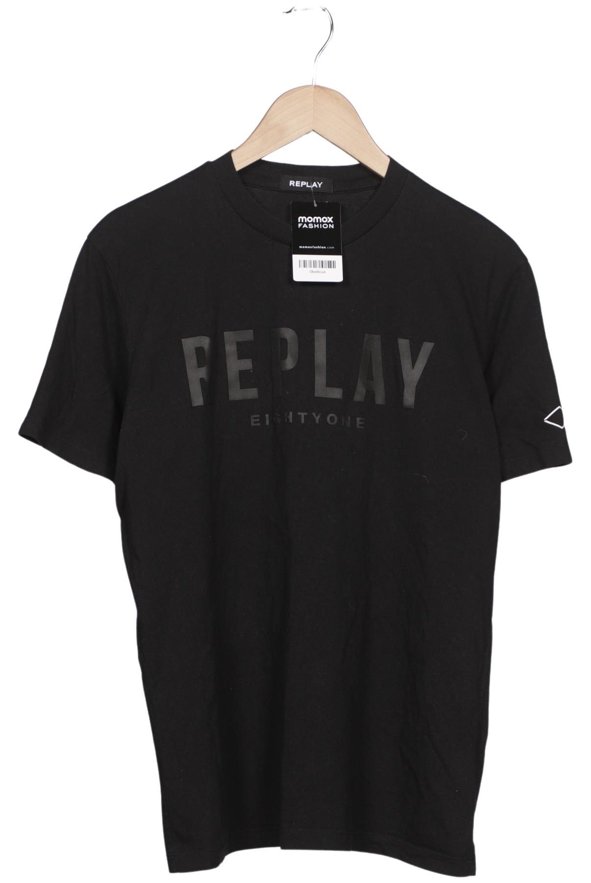 

Replay Herren T-Shirt, schwarz, Gr. 52