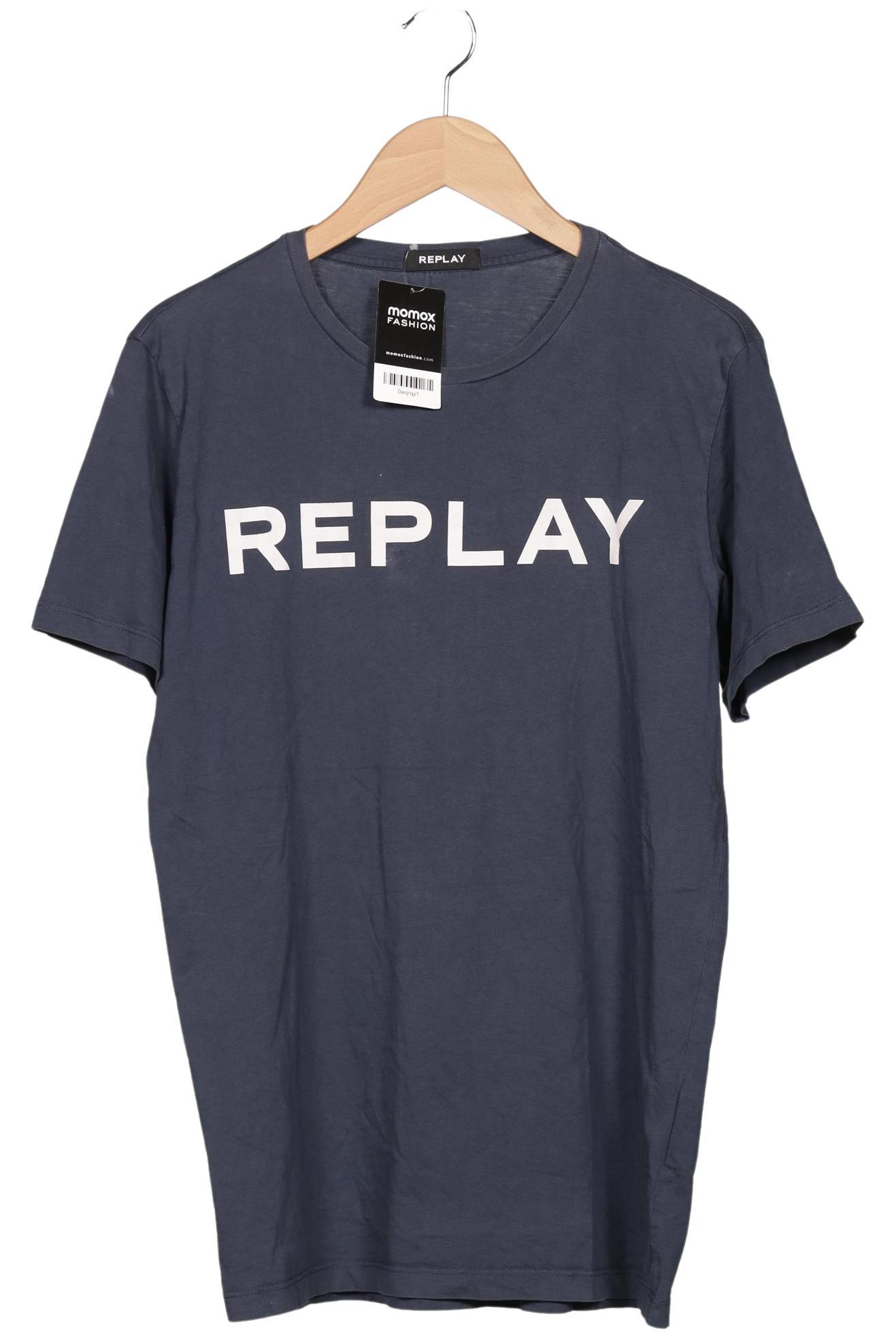 

Replay Herren T-Shirt, marineblau, Gr. 52