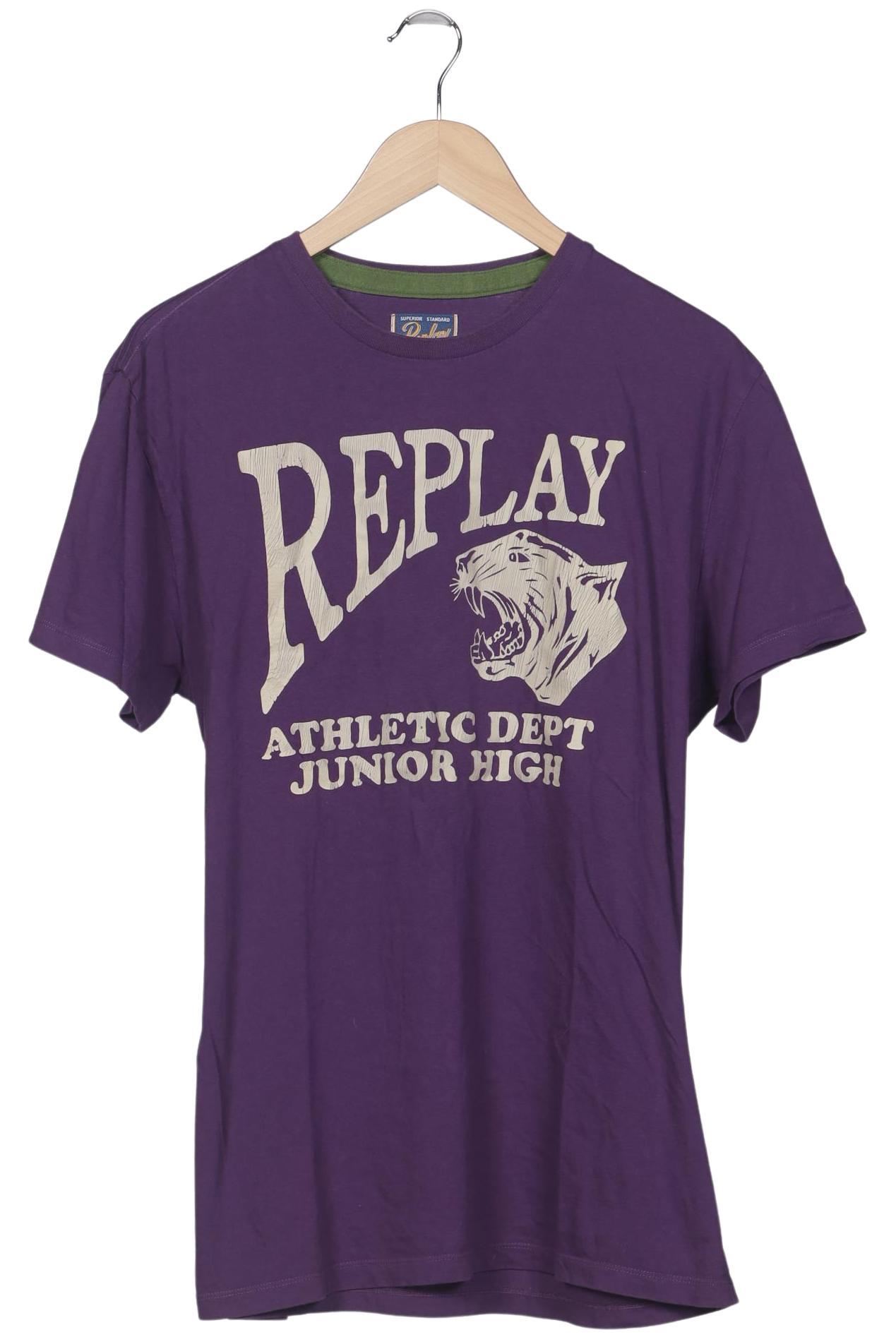 Thumbnail - Replay Herren T-Shirt, flieder, Gr. 56