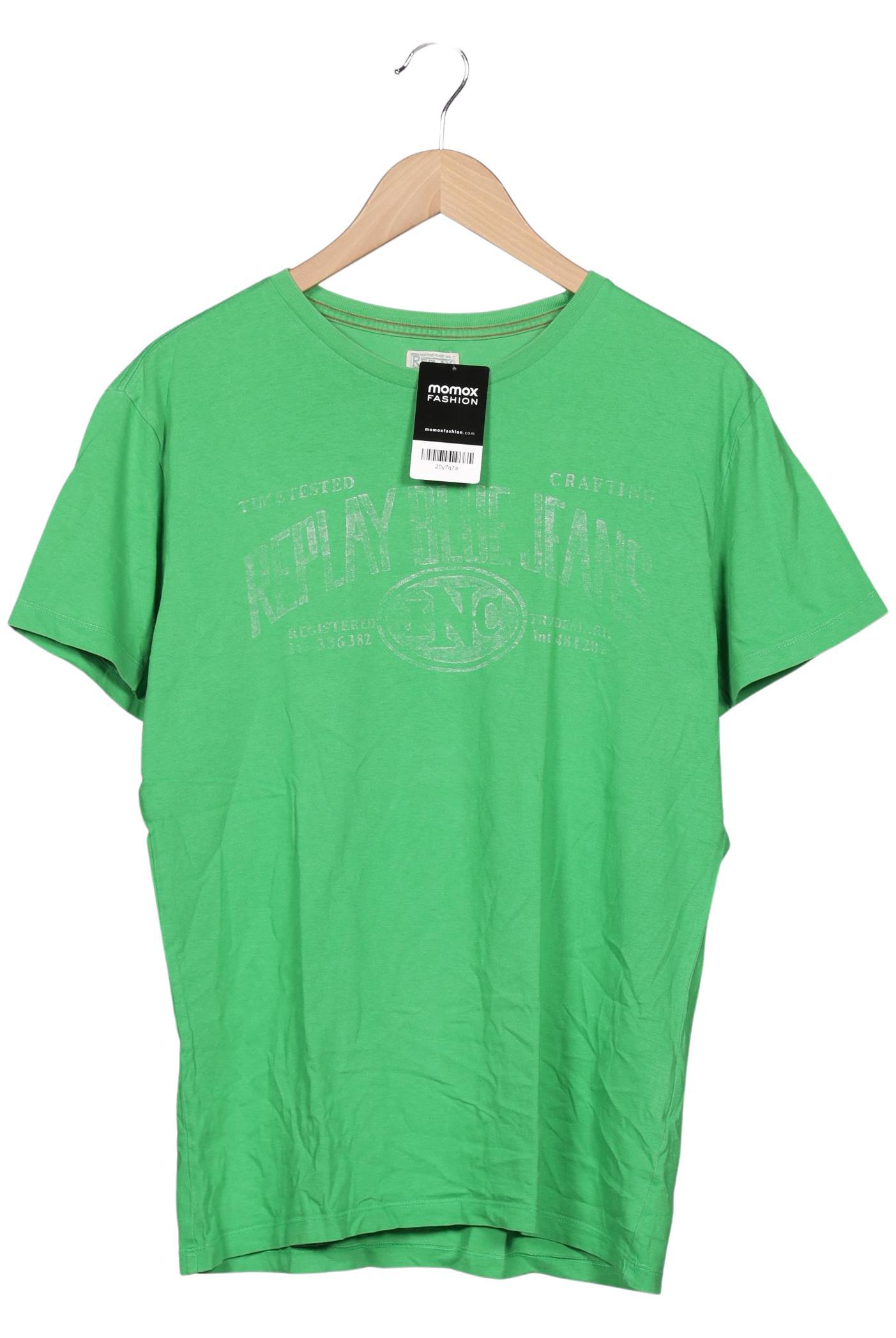 

Replay Herren T-Shirt, grün, Gr. 48
