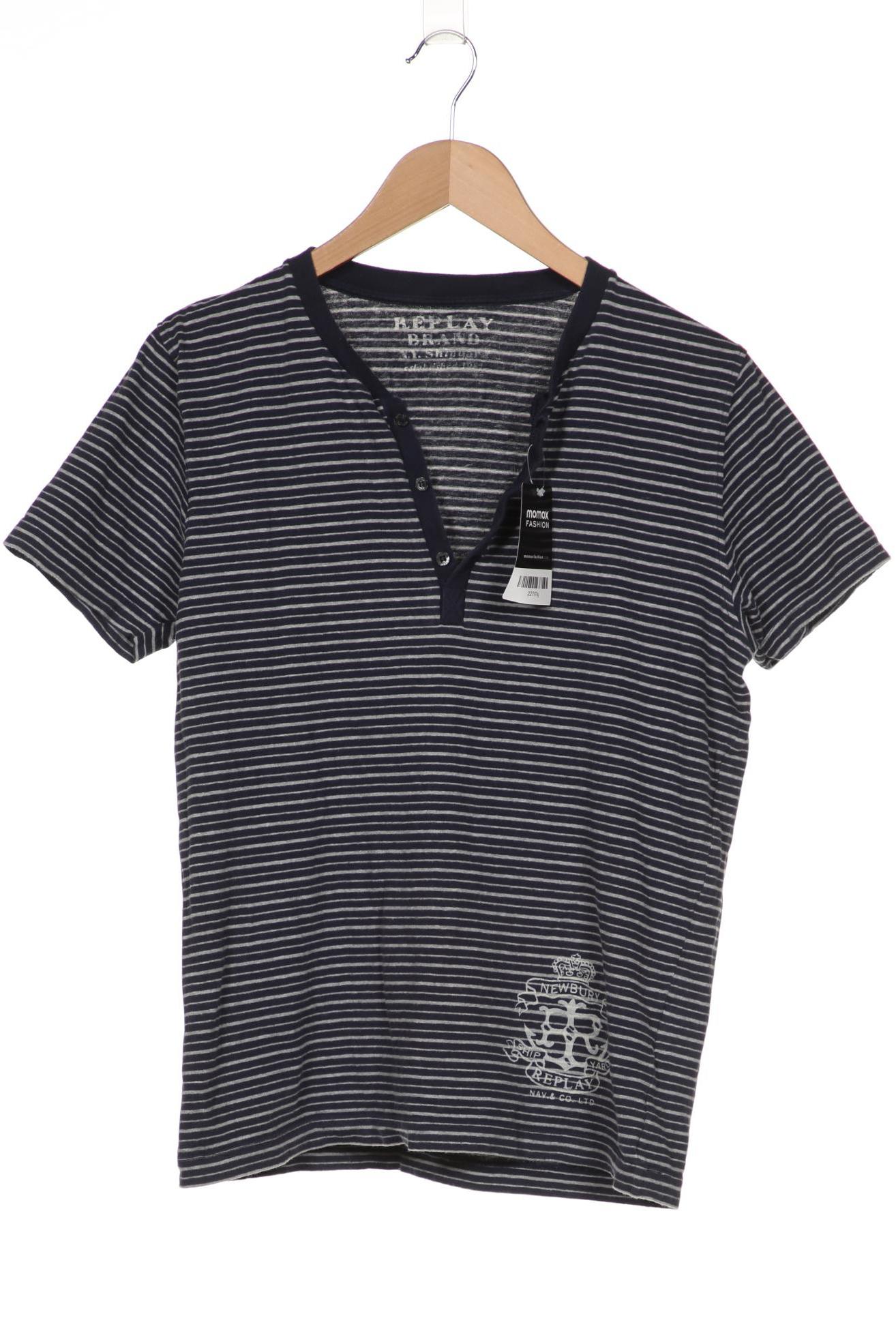 

Replay Herren T-Shirt, marineblau