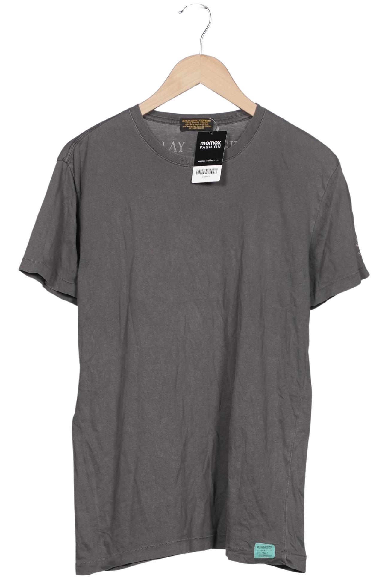 

Replay Herren T-Shirt, grau, Gr. 52