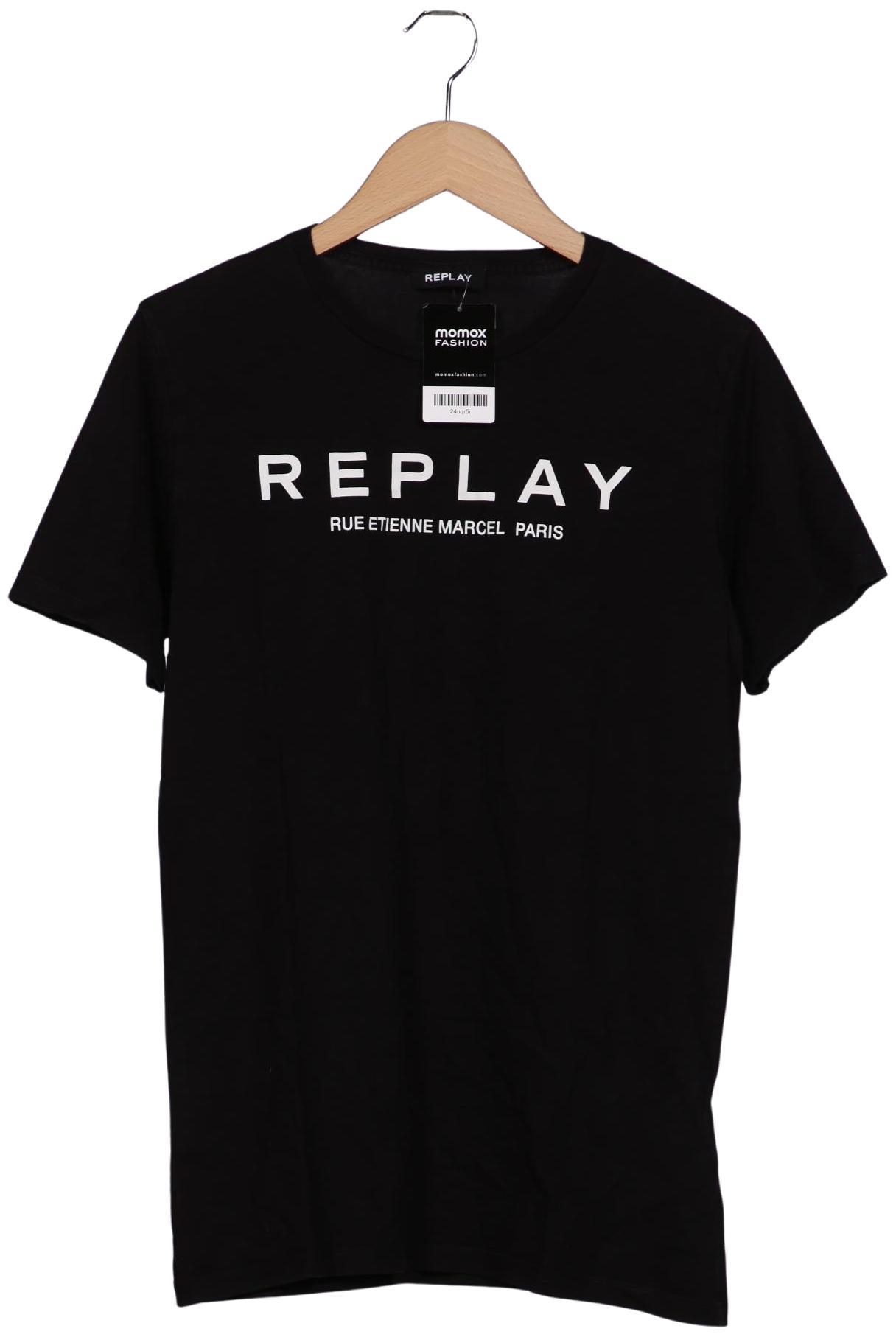

Replay Herren T-Shirt, schwarz, Gr. 52