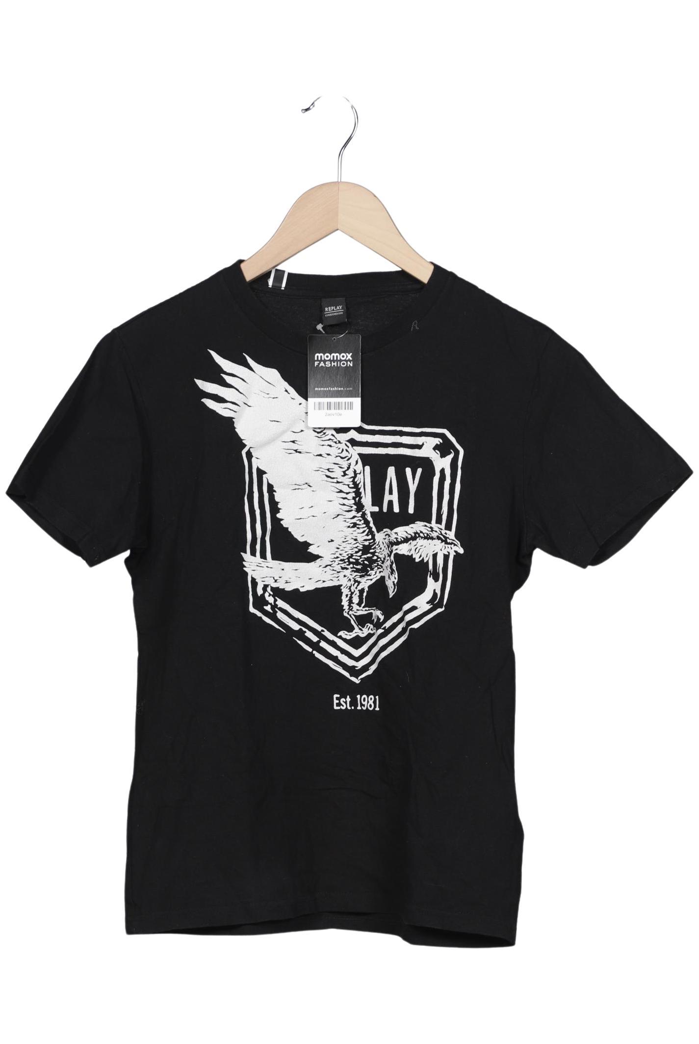 

Replay Herren T-Shirt, schwarz, Gr. 48