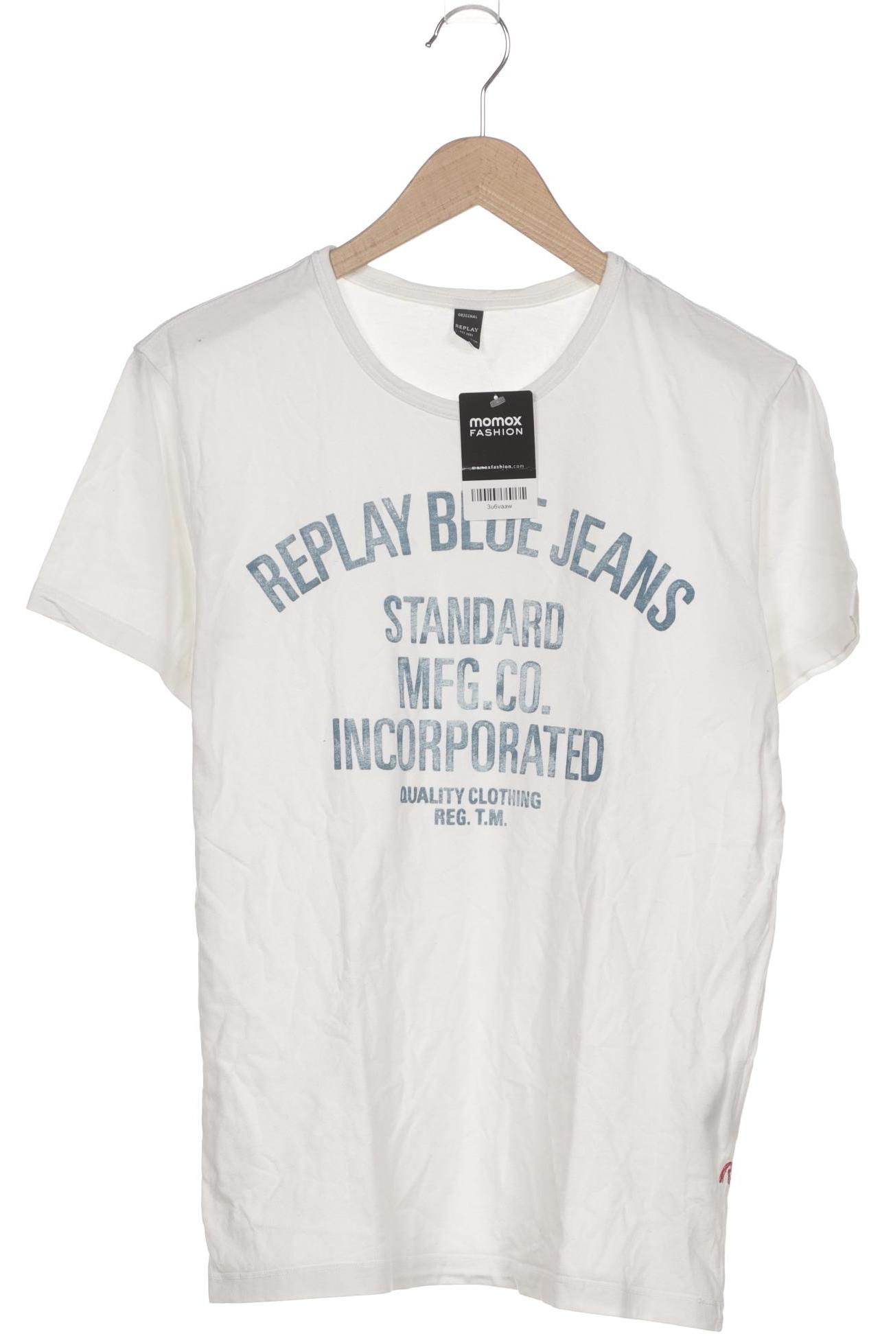 

Replay Herren T-Shirt, weiß, Gr. 52