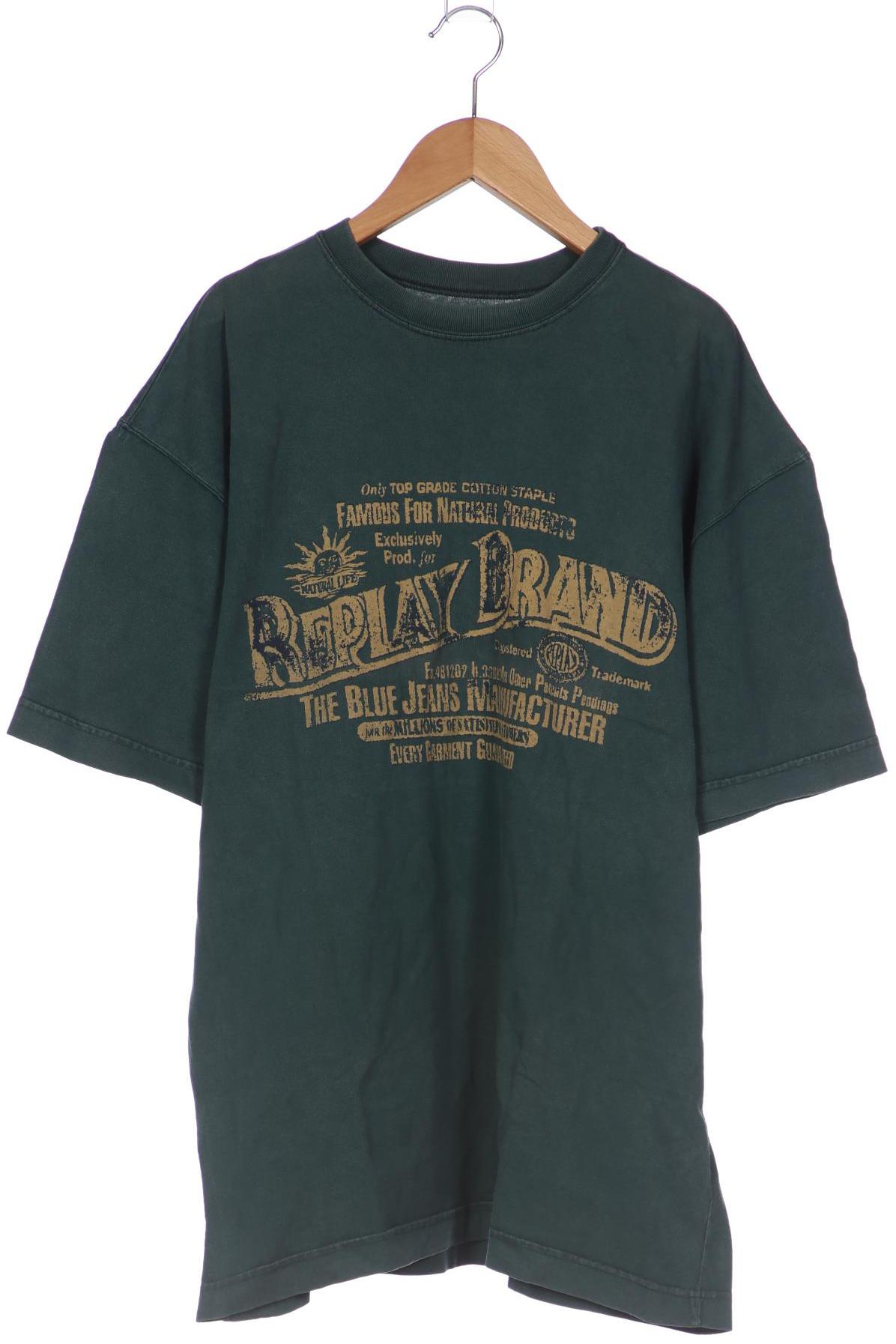 

Replay Herren T-Shirt, grün, Gr. 48
