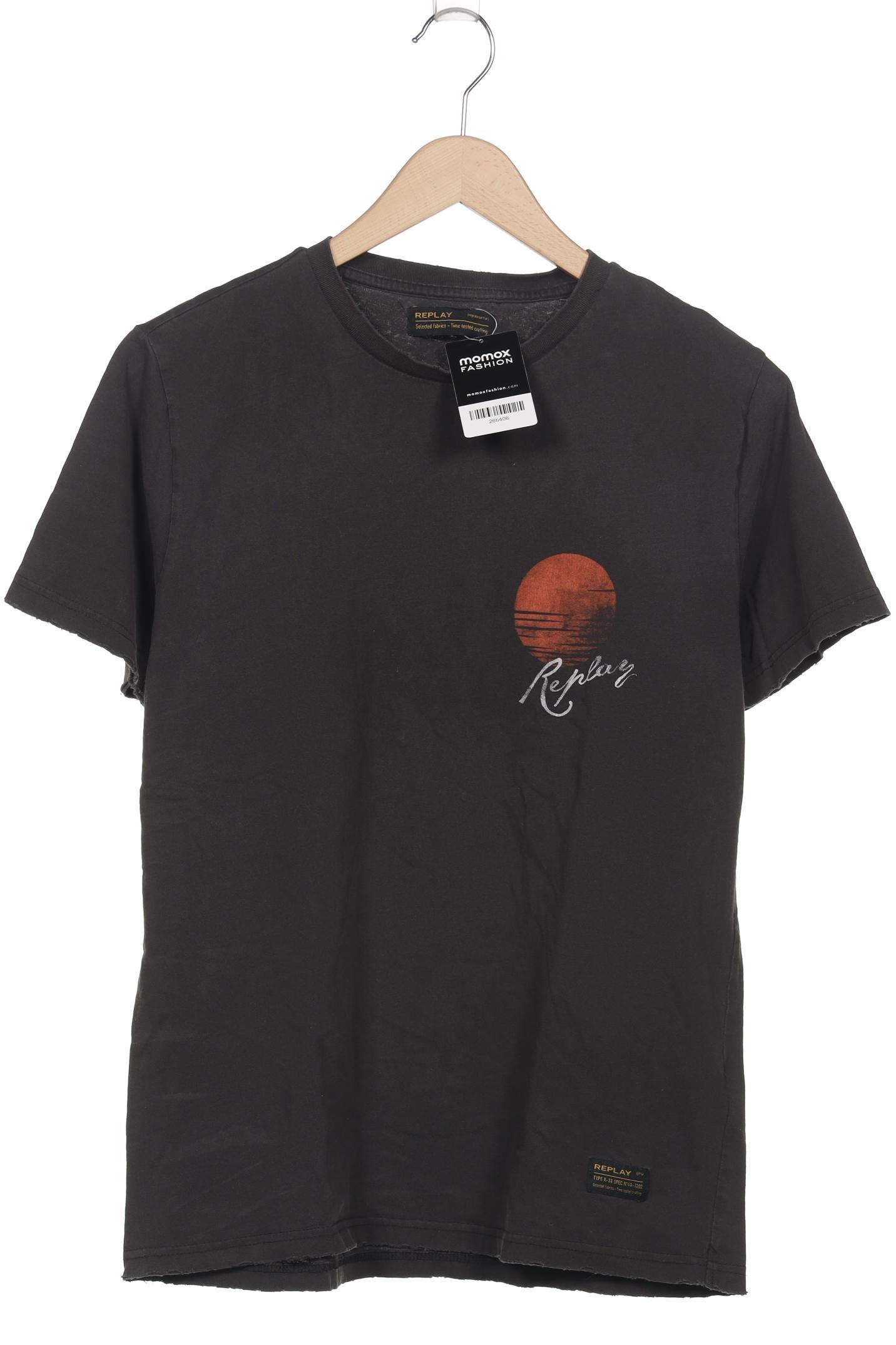 

Replay Herren T-Shirt, grau, Gr. 54