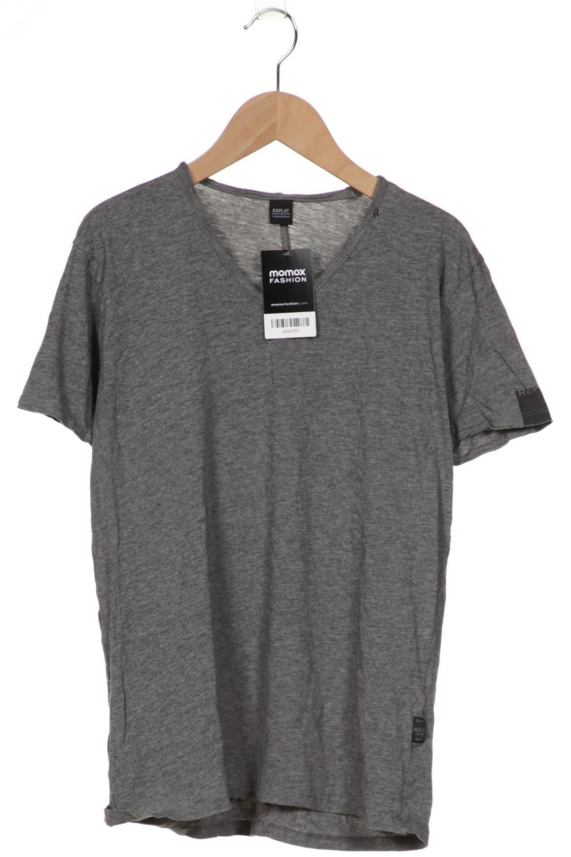 

Replay Herren T-Shirt, grau, Gr. 48