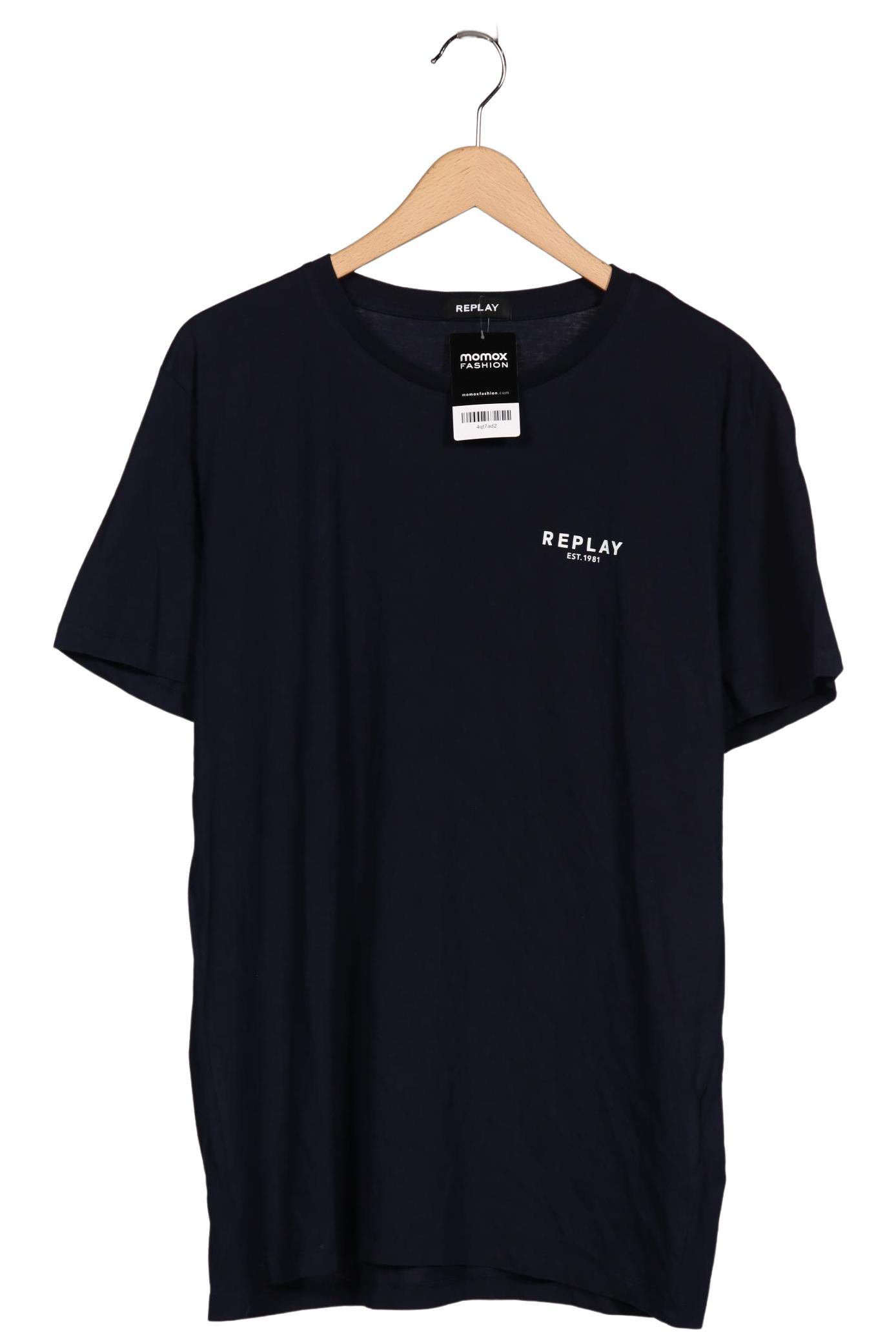 

Replay Herren T-Shirt, marineblau, Gr. 56