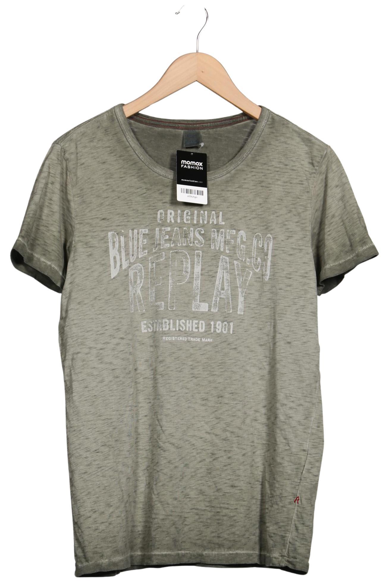 

Replay Herren T-Shirt, grün, Gr. 48