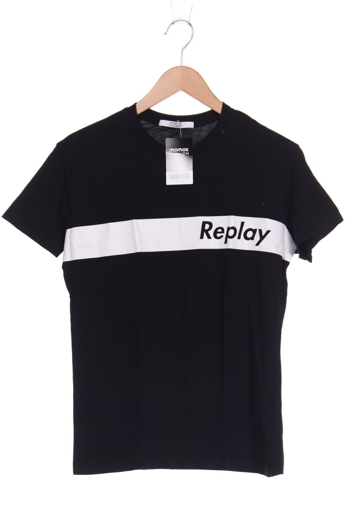 

Replay Herren T-Shirt, schwarz