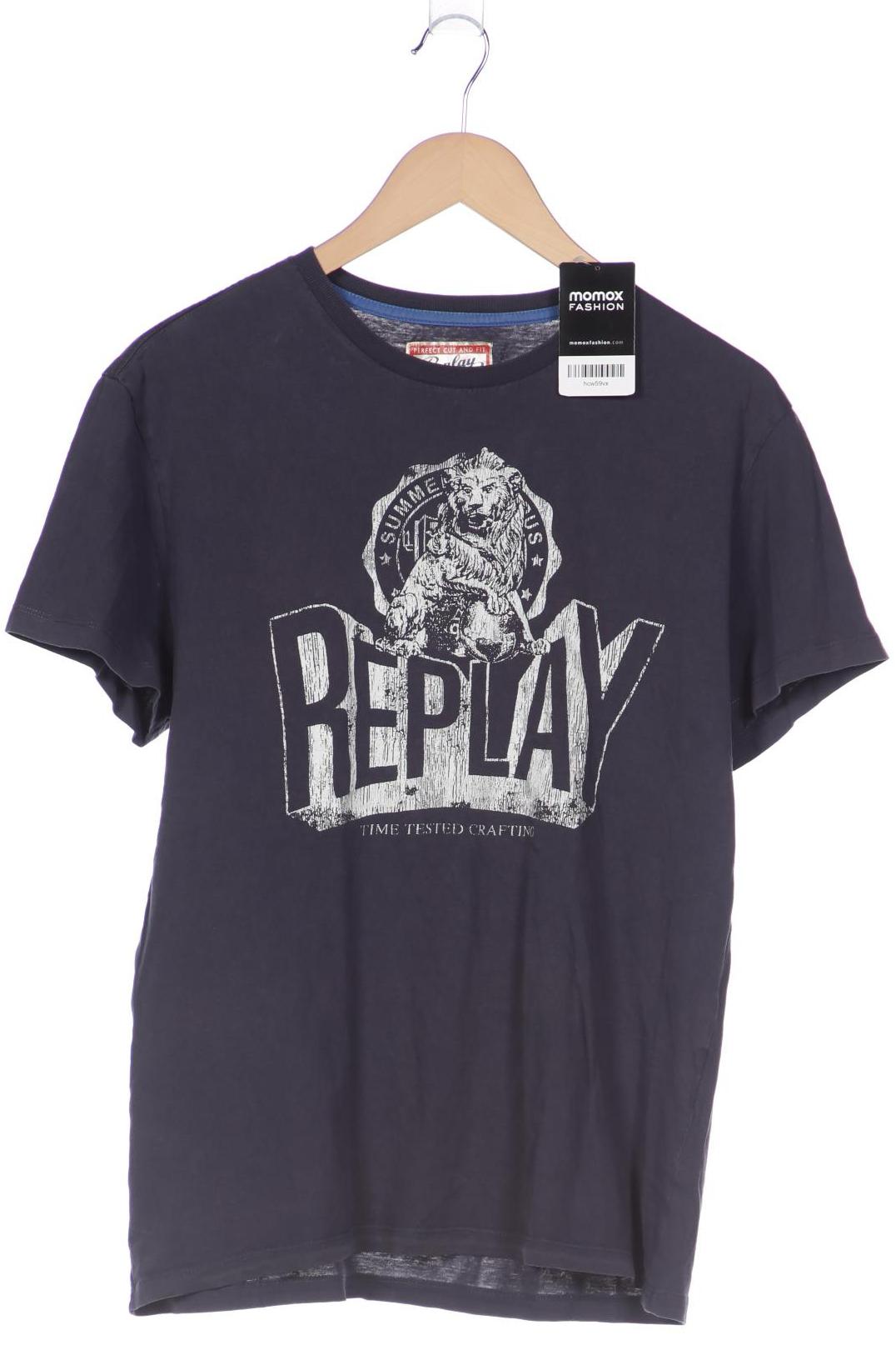 

Replay Herren T-Shirt, blau