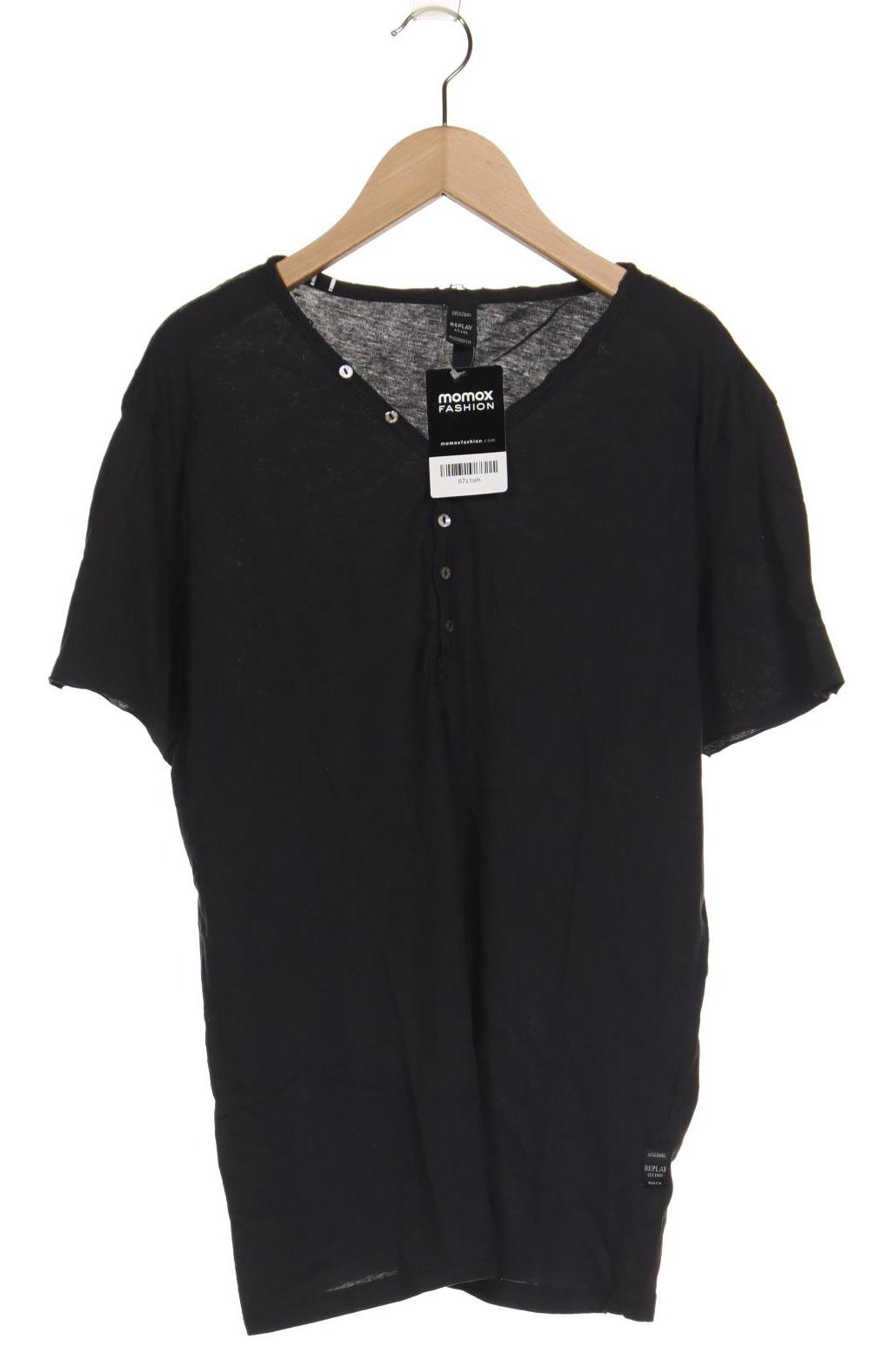 

Replay Herren T-Shirt, schwarz, Gr. 48