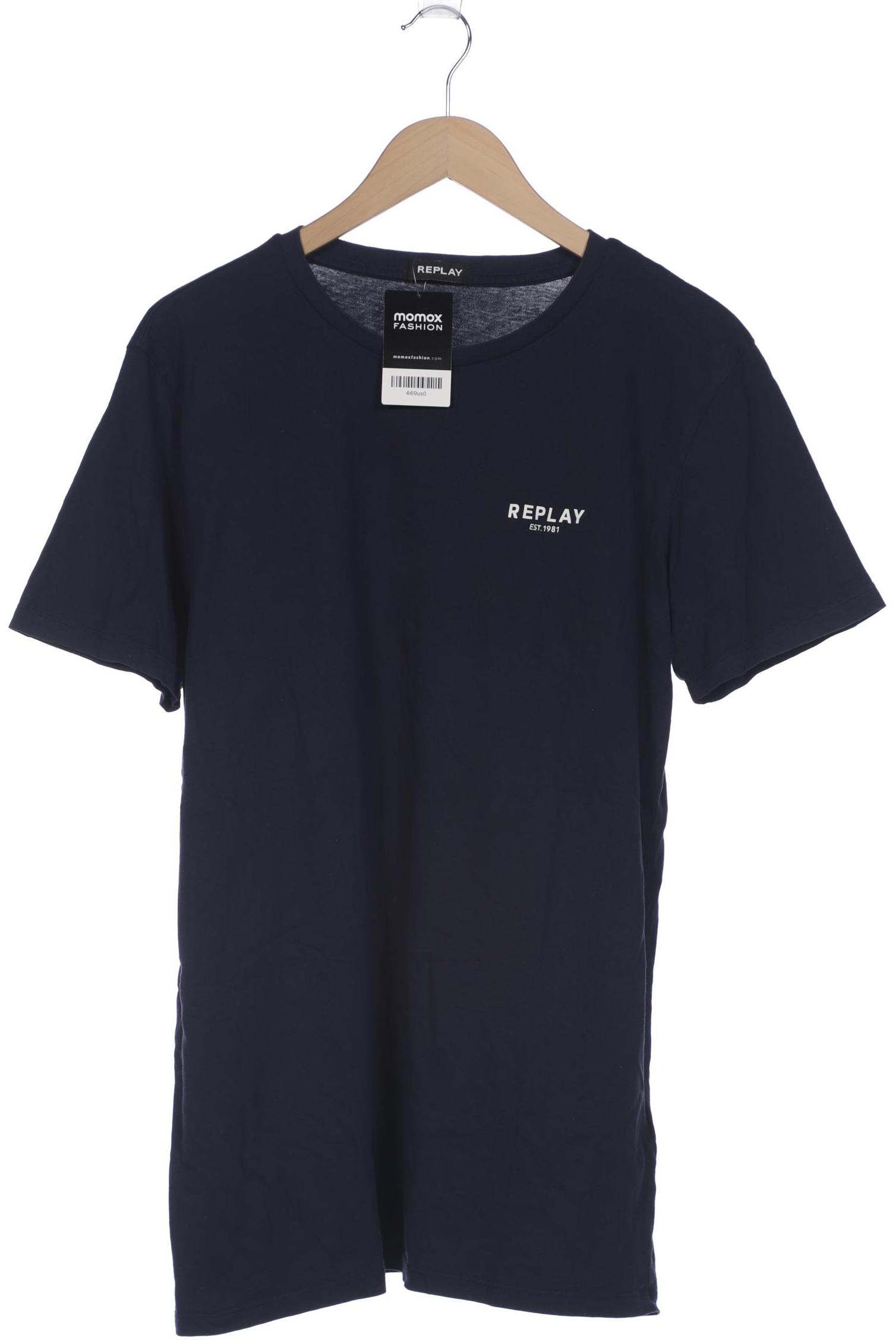 

Replay Herren T-Shirt, marineblau, Gr. 56