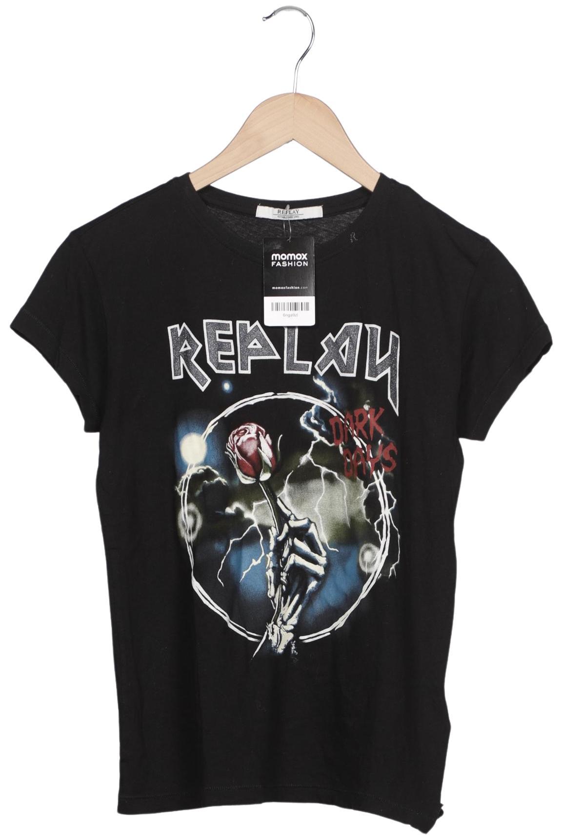 

Replay Herren T-Shirt, schwarz, Gr. 46