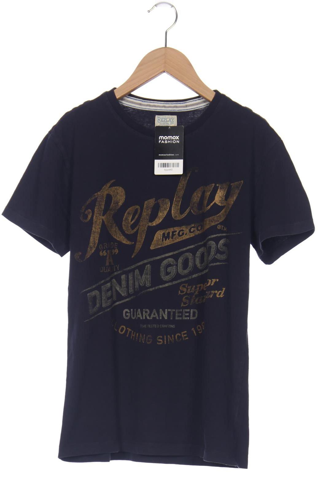 

Replay Herren T-Shirt, marineblau