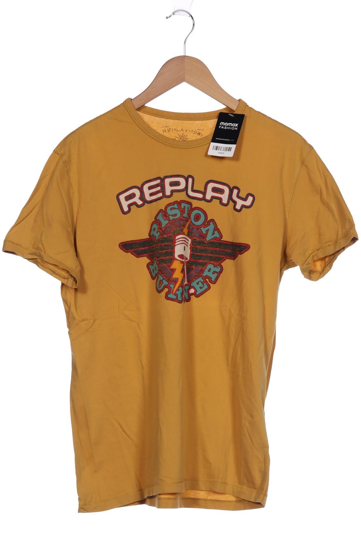 

Replay Herren T-Shirt, gelb, Gr. 54