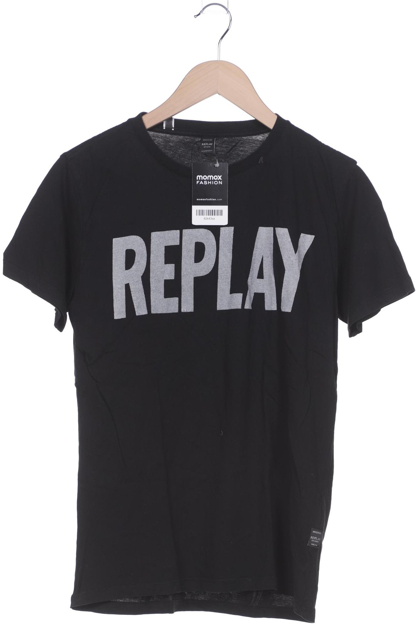 

Replay Herren T-Shirt, schwarz, Gr. 46