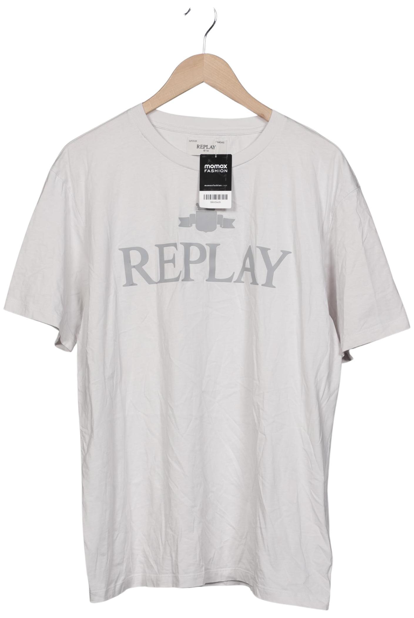 

Replay Herren T-Shirt, grau, Gr. 56