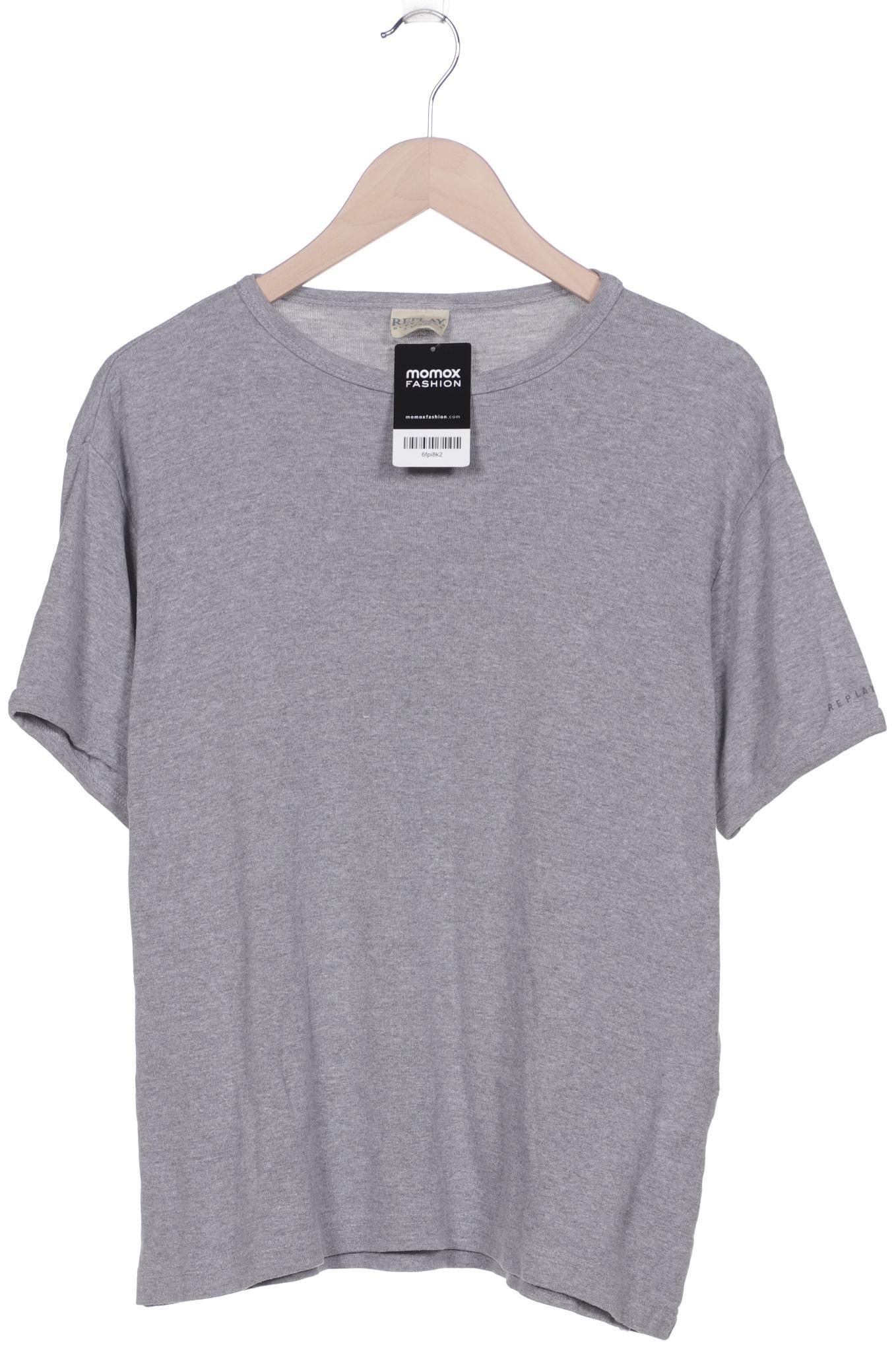 

Replay Herren T-Shirt, grau, Gr. 54