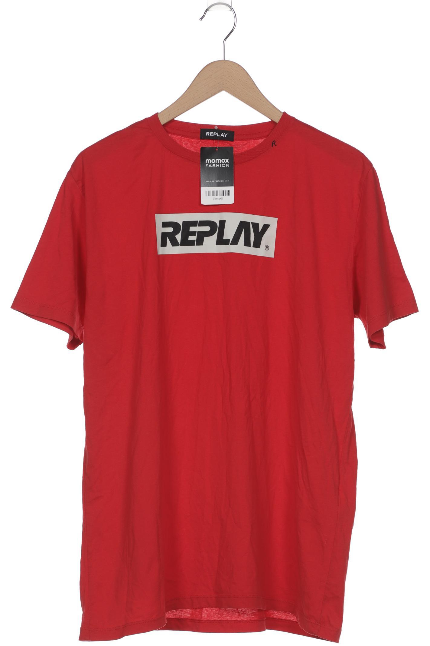 

Replay Herren T-Shirt, rot, Gr. 56