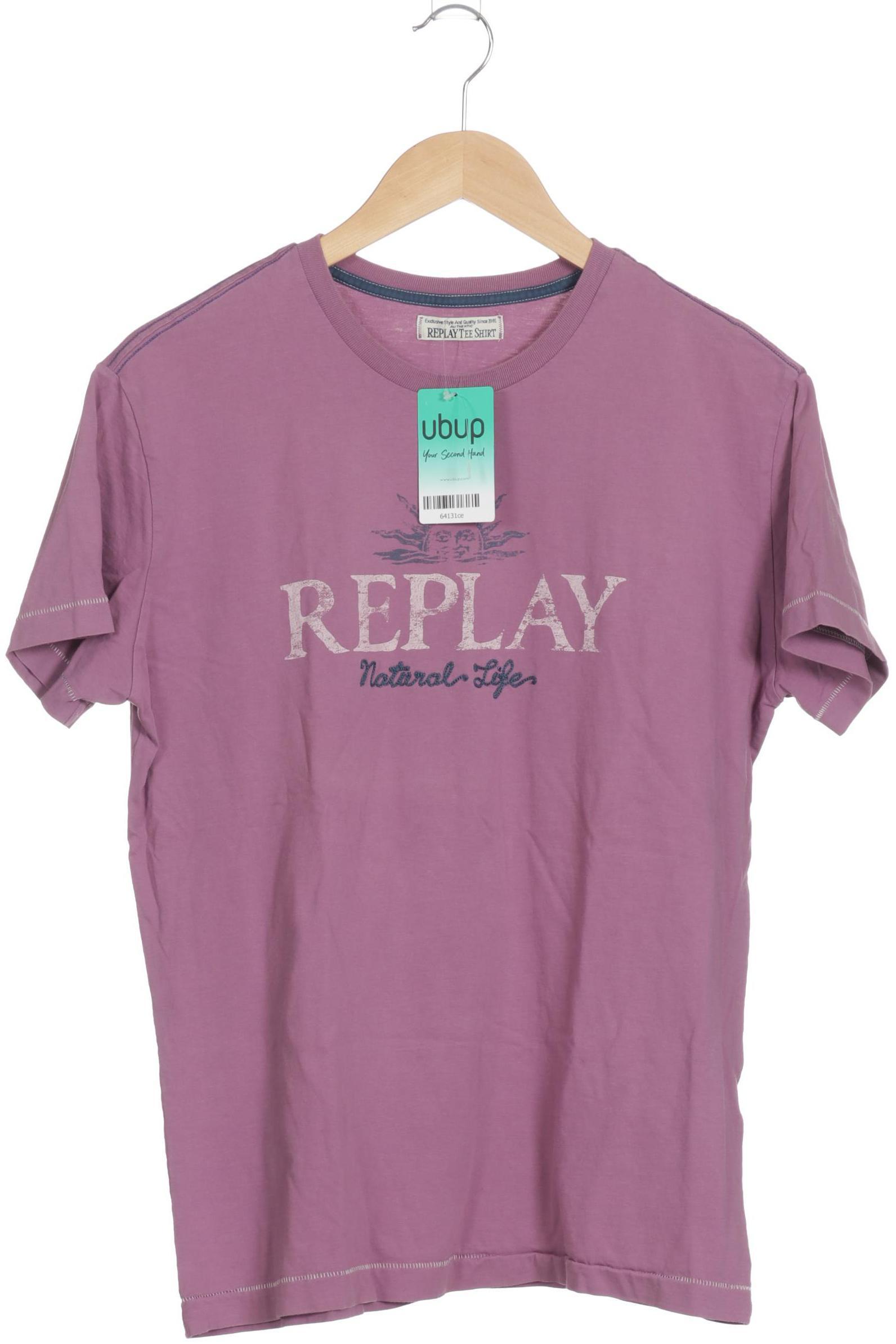 

Replay Herren T-Shirt, lila, Gr.