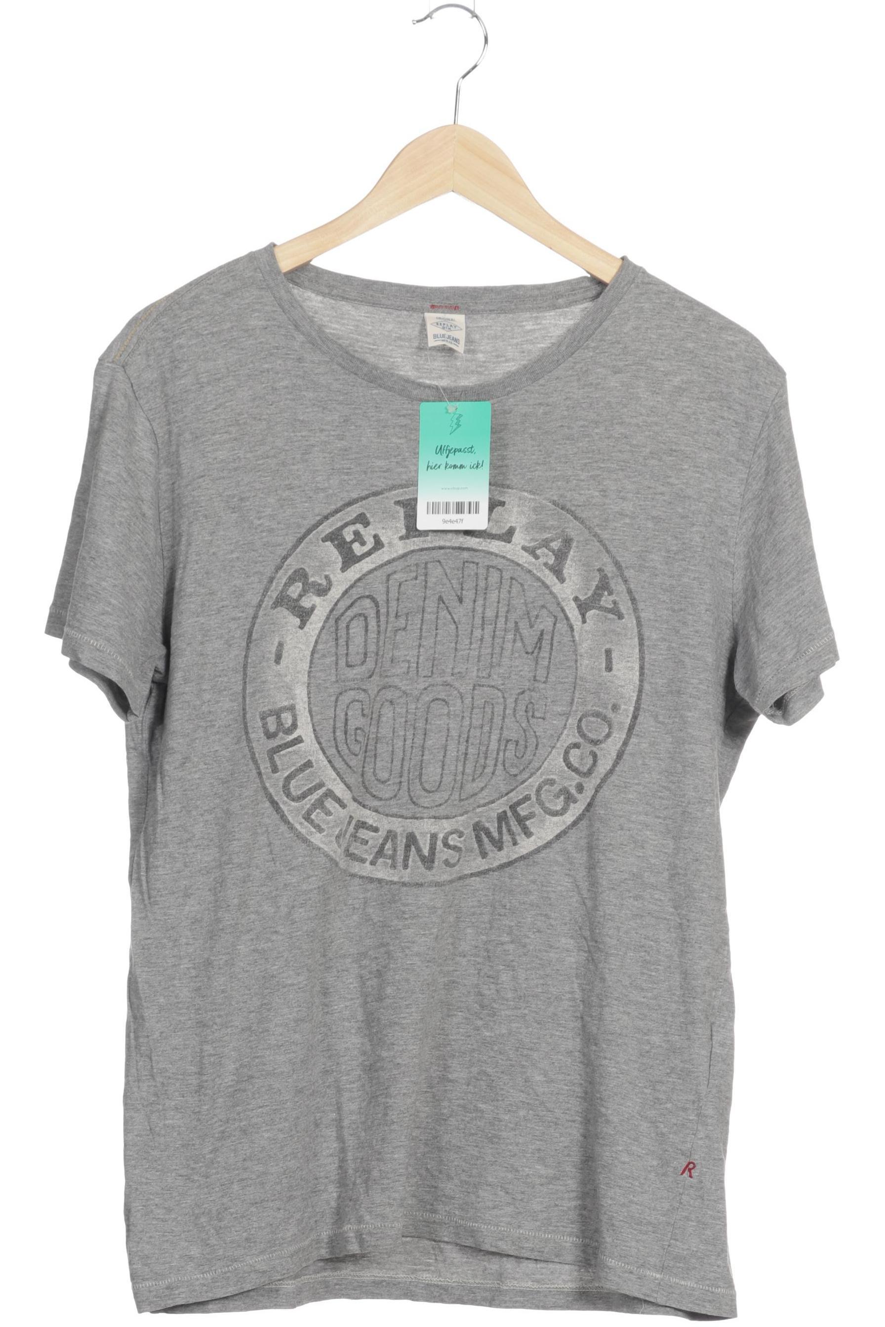 

Replay Herren T-Shirt, grau, Gr.