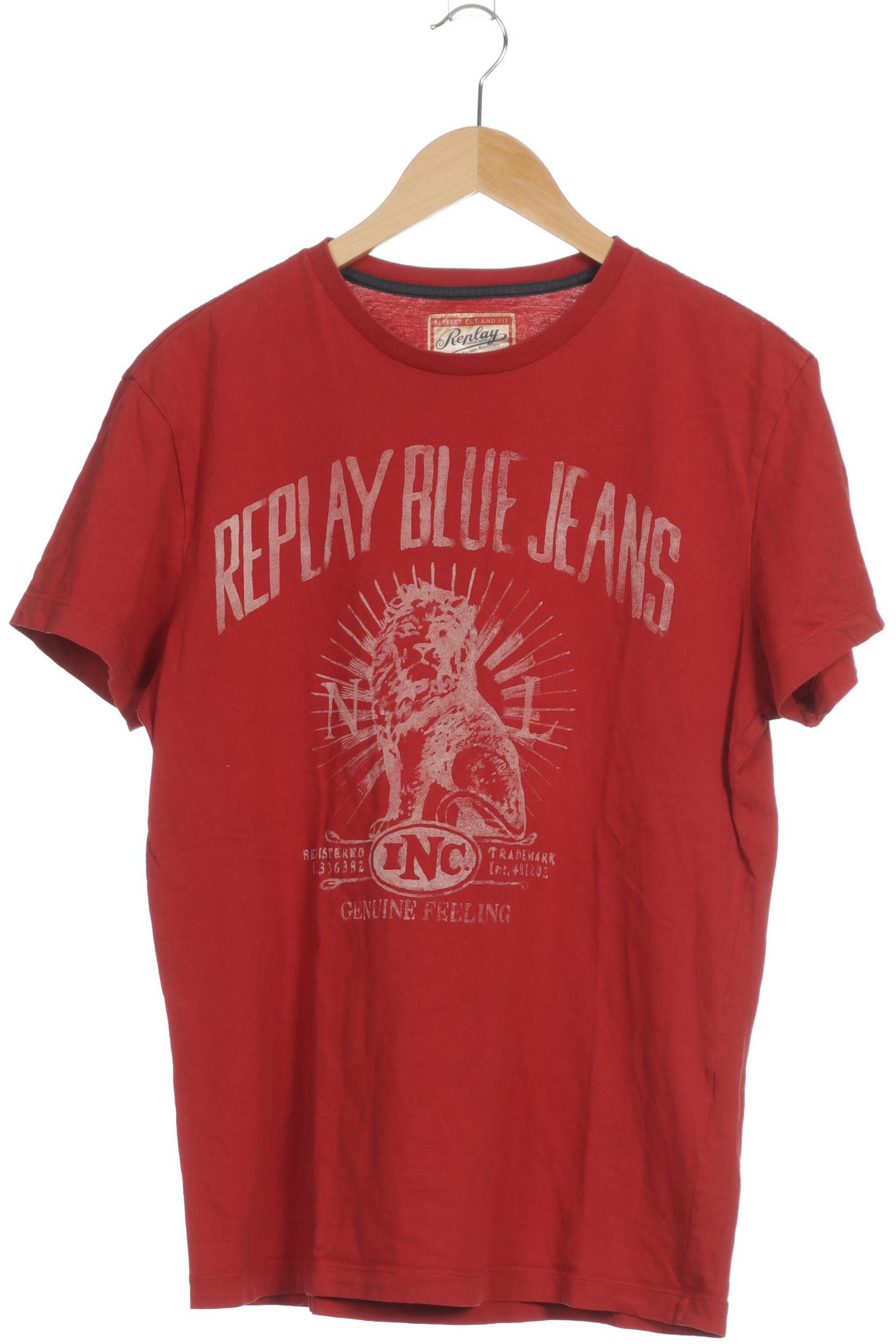 Thumbnail - Replay Herren T-Shirt, rot, Gr.