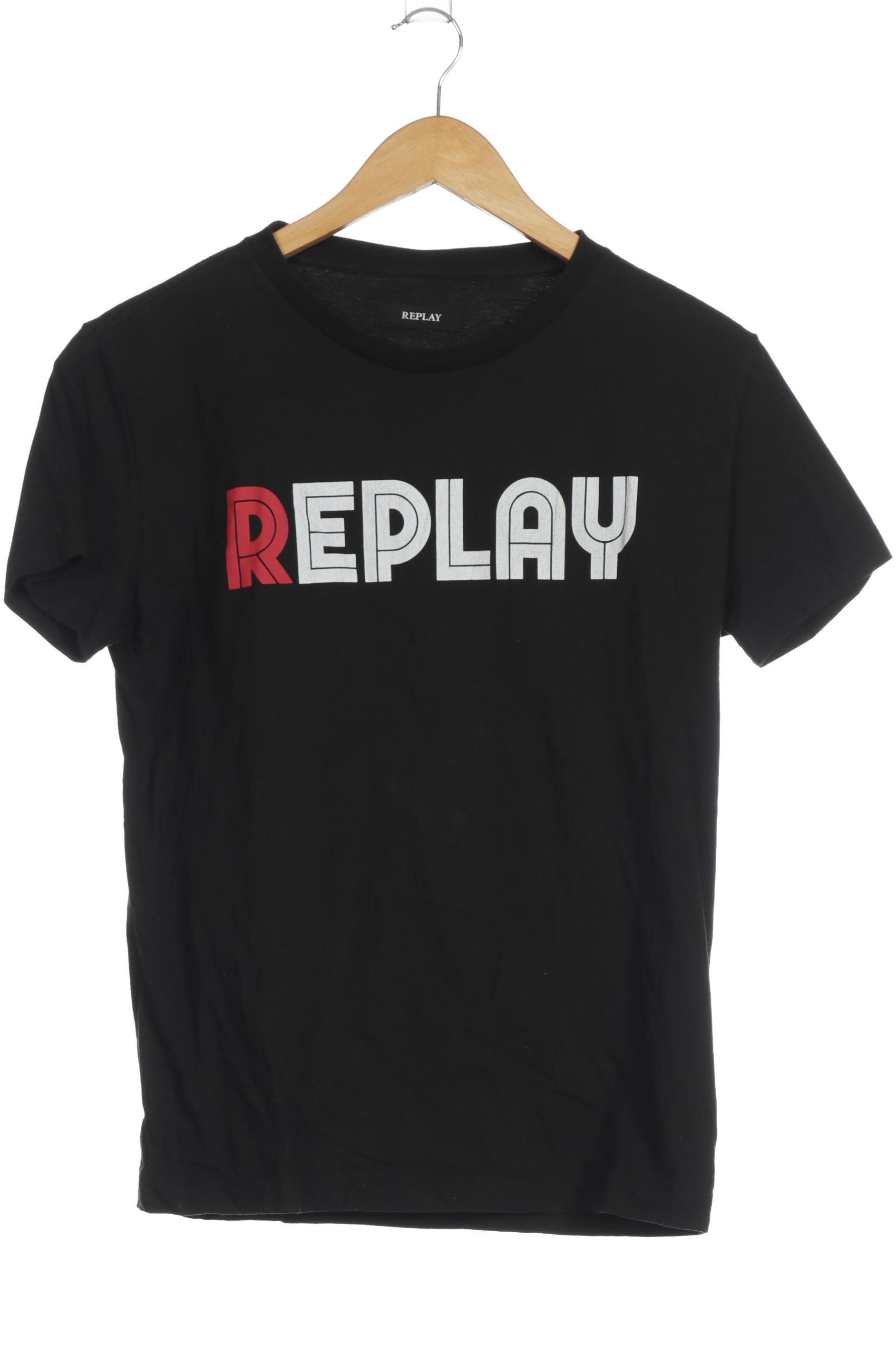 

Replay Herren T-Shirt, schwarz, Gr.
