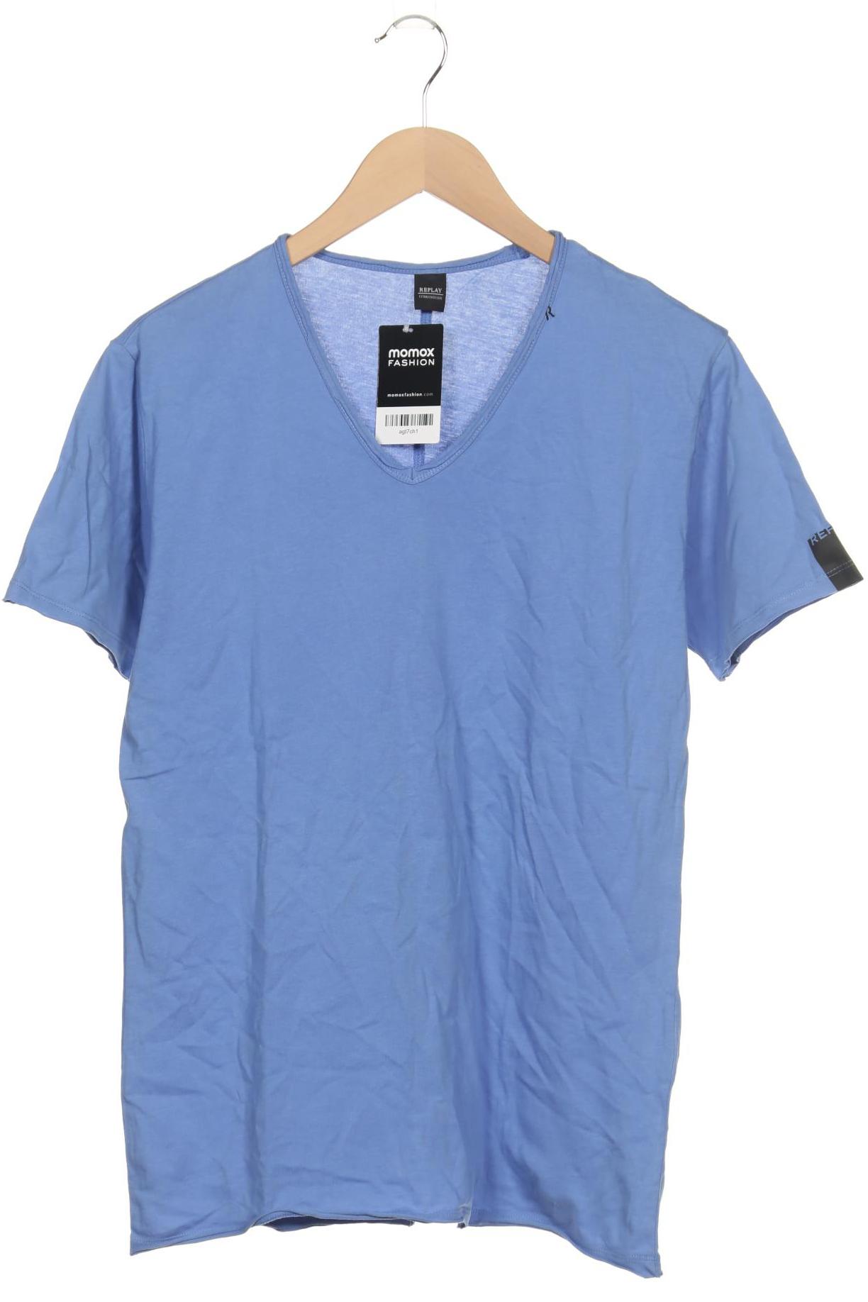 

Replay Herren T-Shirt, blau, Gr. 48