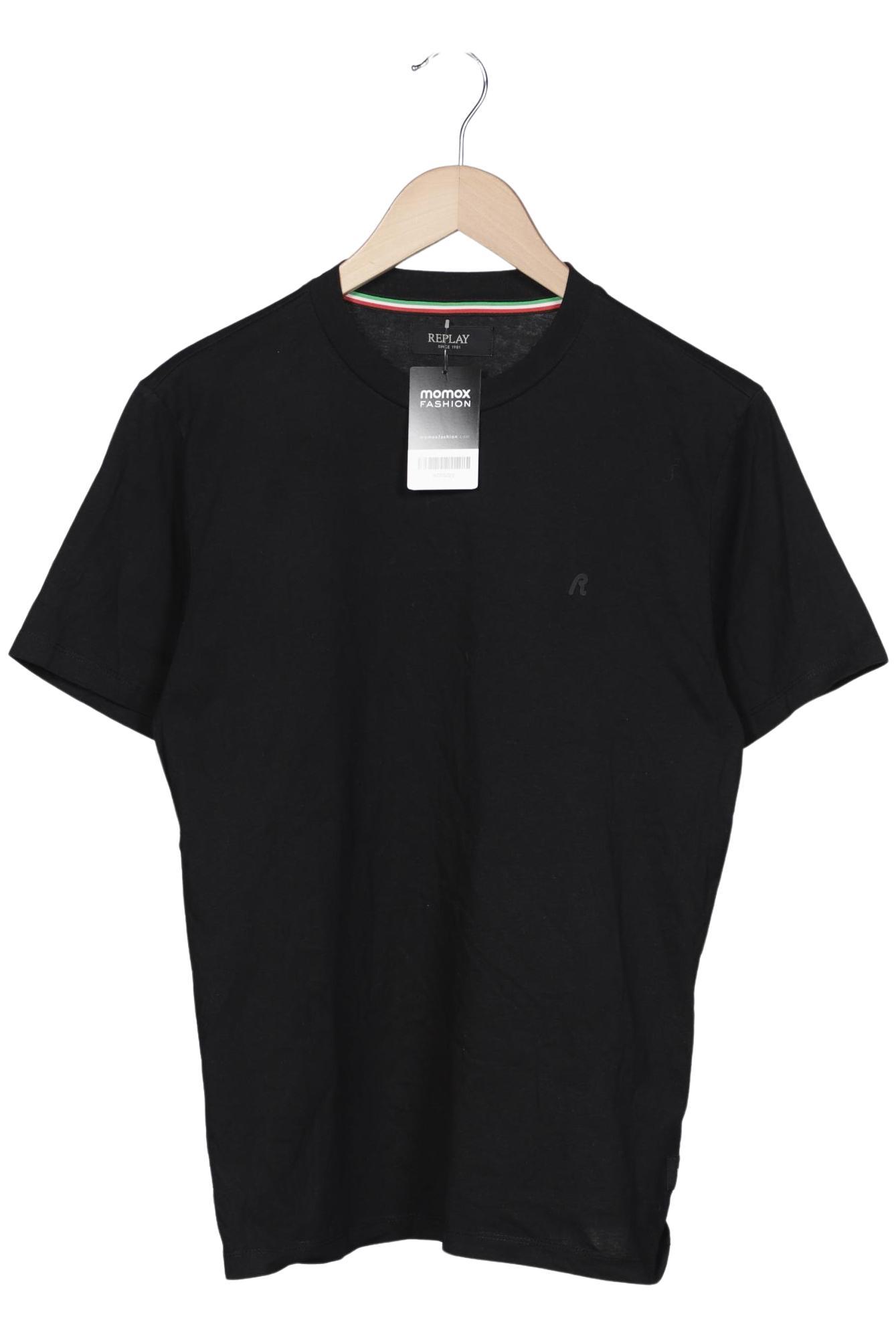 

Replay Herren T-Shirt, schwarz, Gr. 48