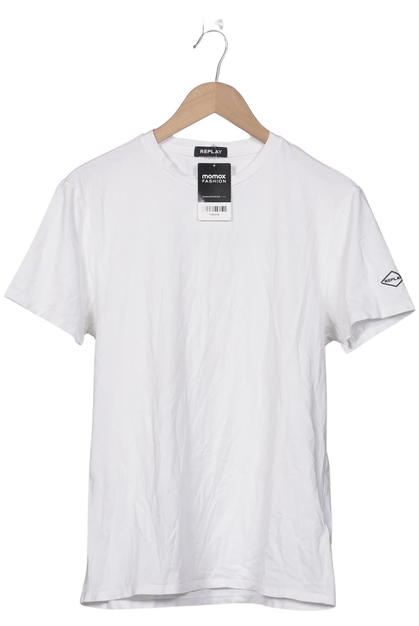 Thumbnail - Replay Herren T-Shirt, weiß, Gr. 46
