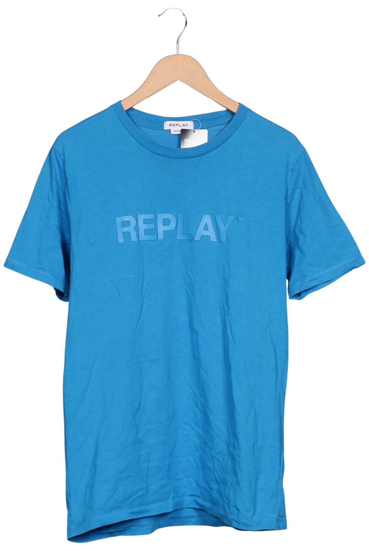 

Replay Herren T-Shirt, blau, Gr. 54