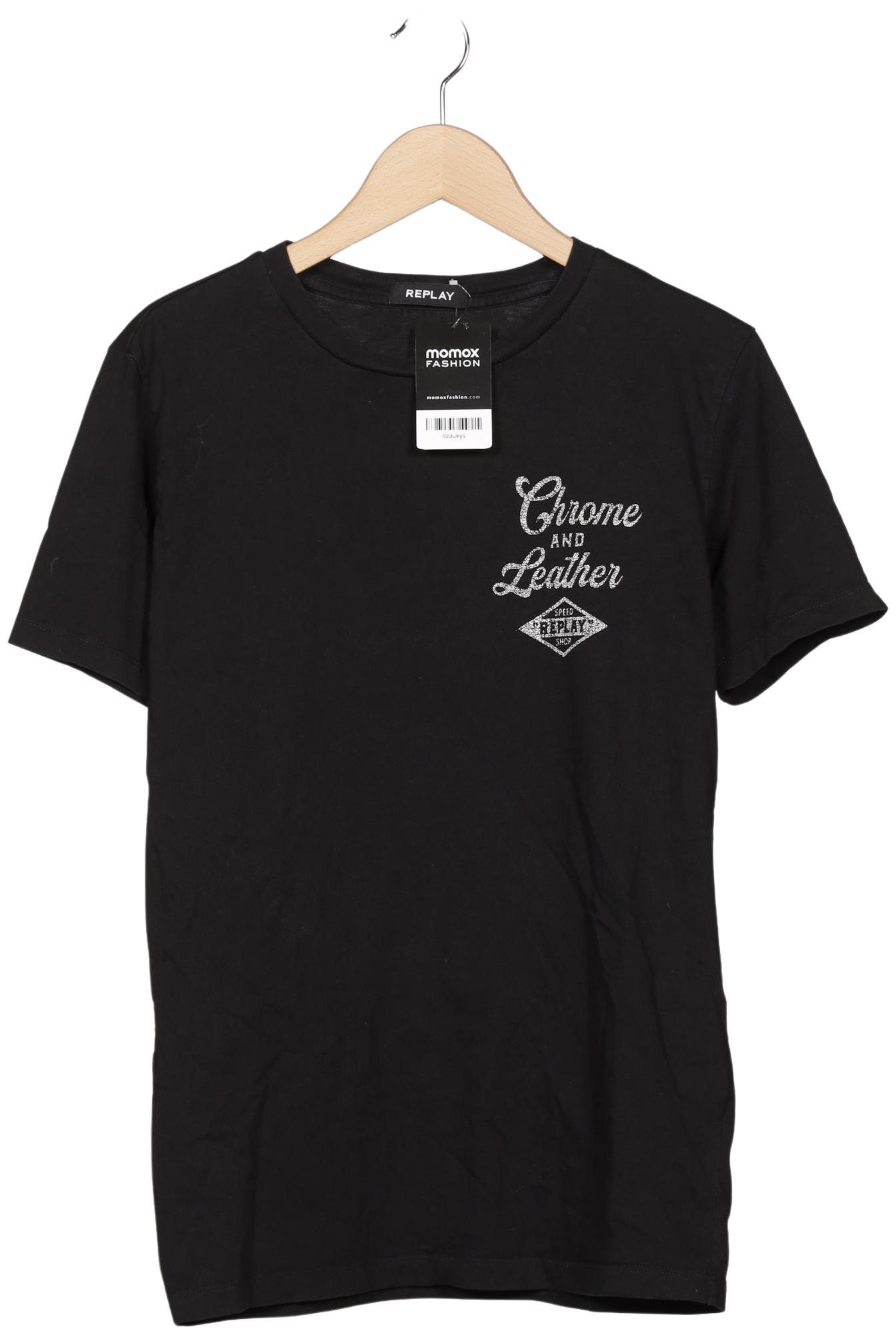 

Replay Herren T-Shirt, schwarz, Gr. 52