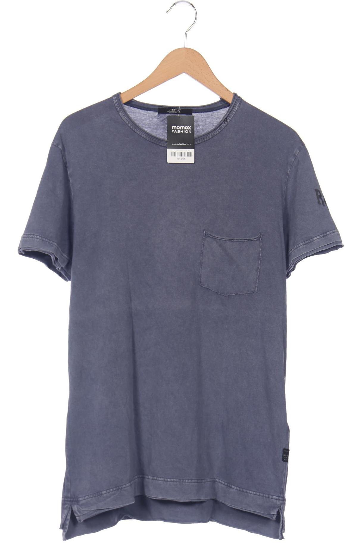 

Replay Herren T-Shirt, blau