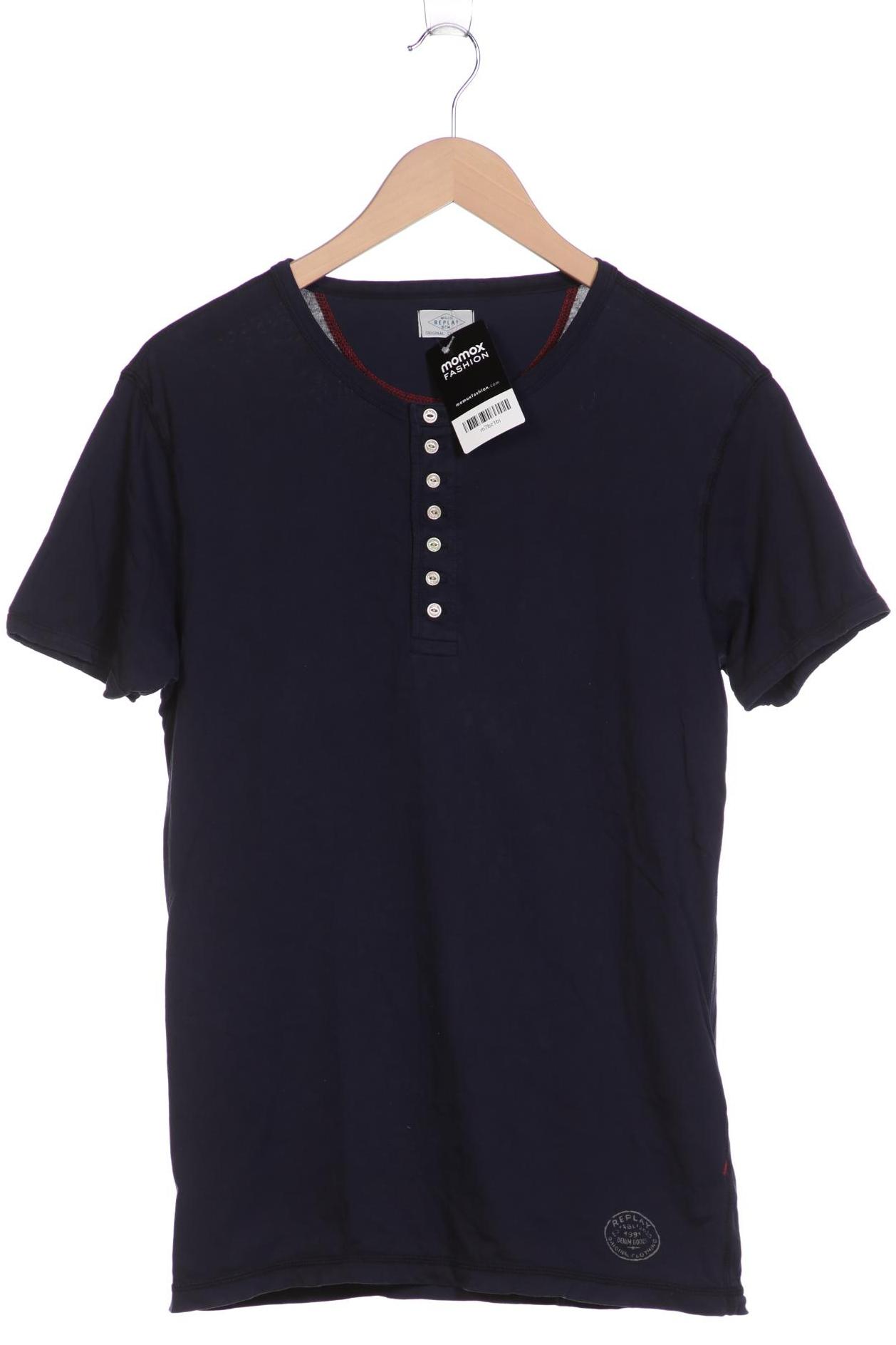 

Replay Herren T-Shirt, marineblau, Gr. 48