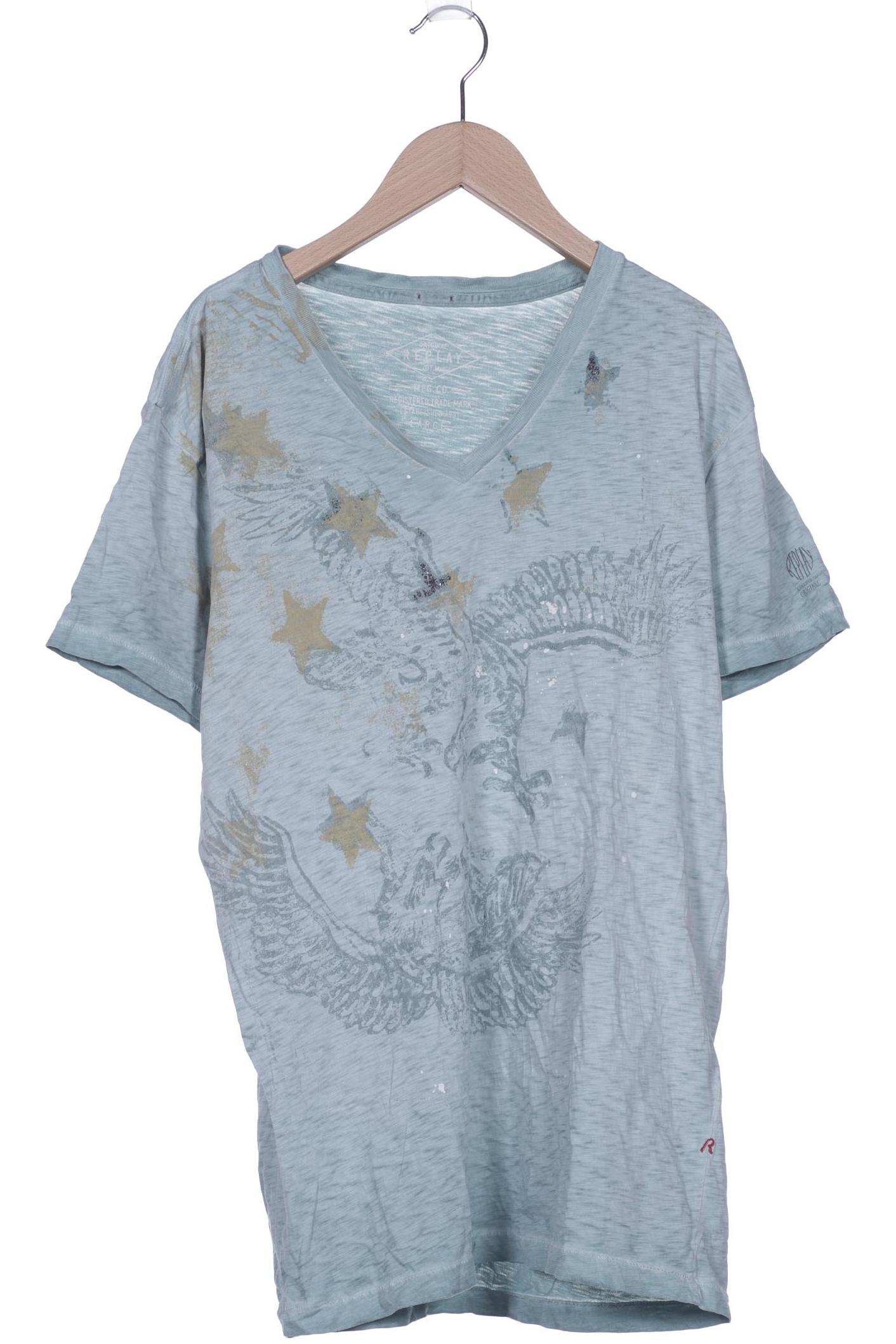 

Replay Herren T-Shirt, hellgrün