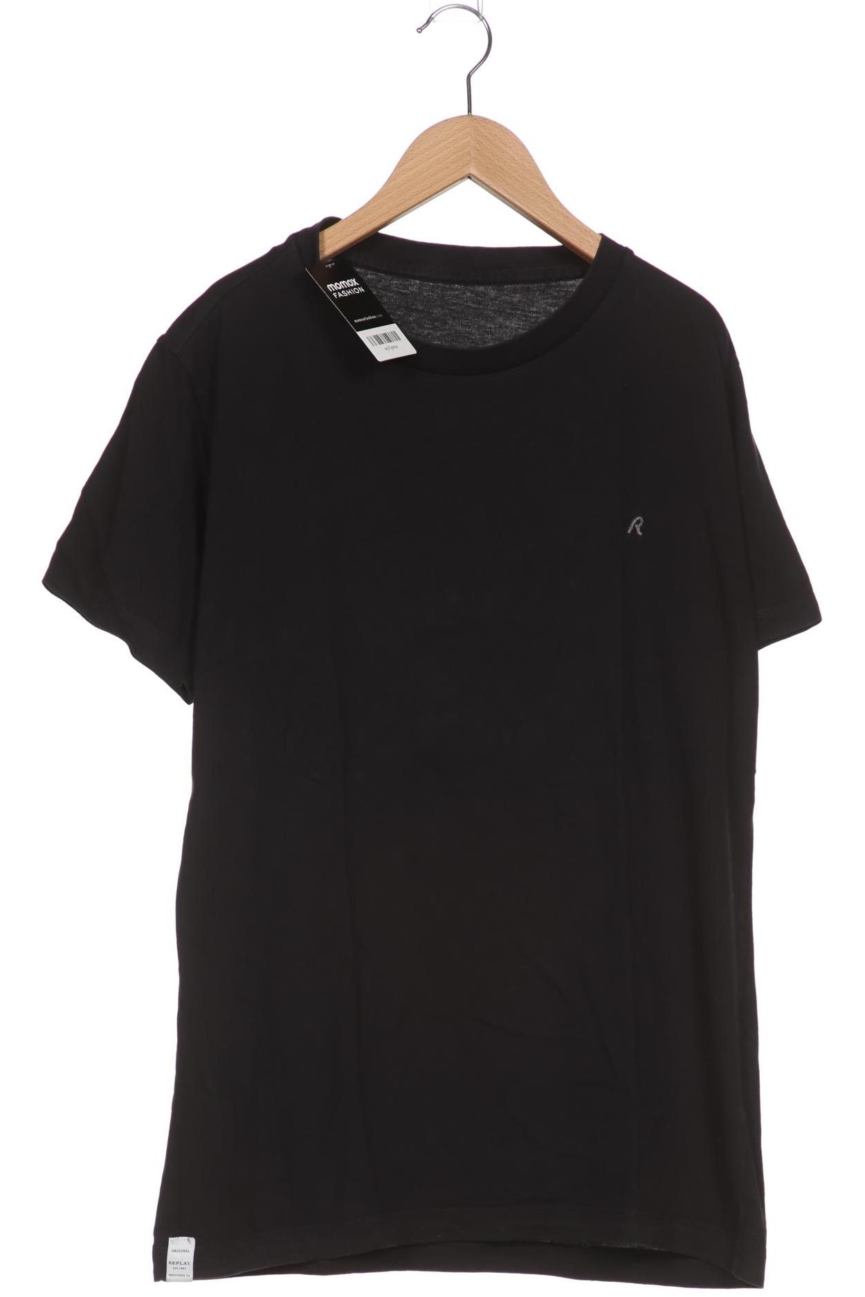 

Replay Herren T-Shirt, schwarz