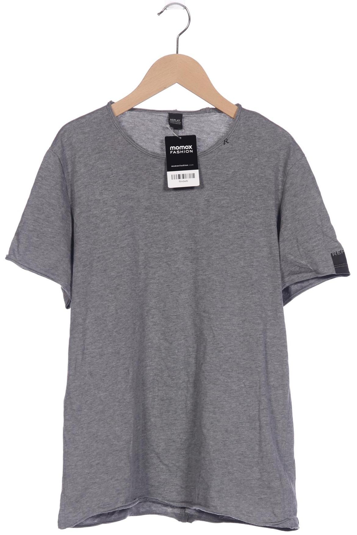 

Replay Herren T-Shirt, grau, Gr. 52