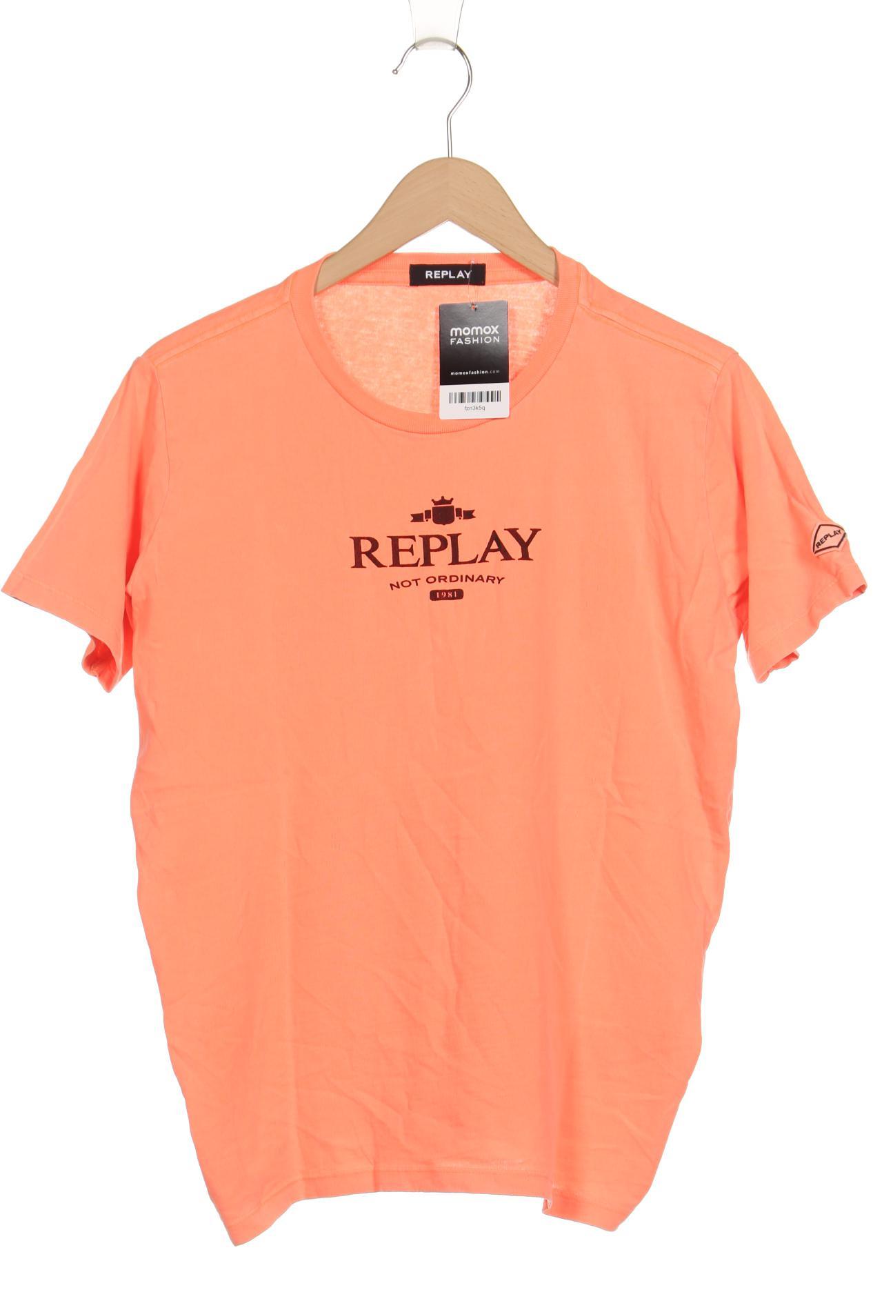 

Replay Herren T-Shirt, orange, Gr. 48