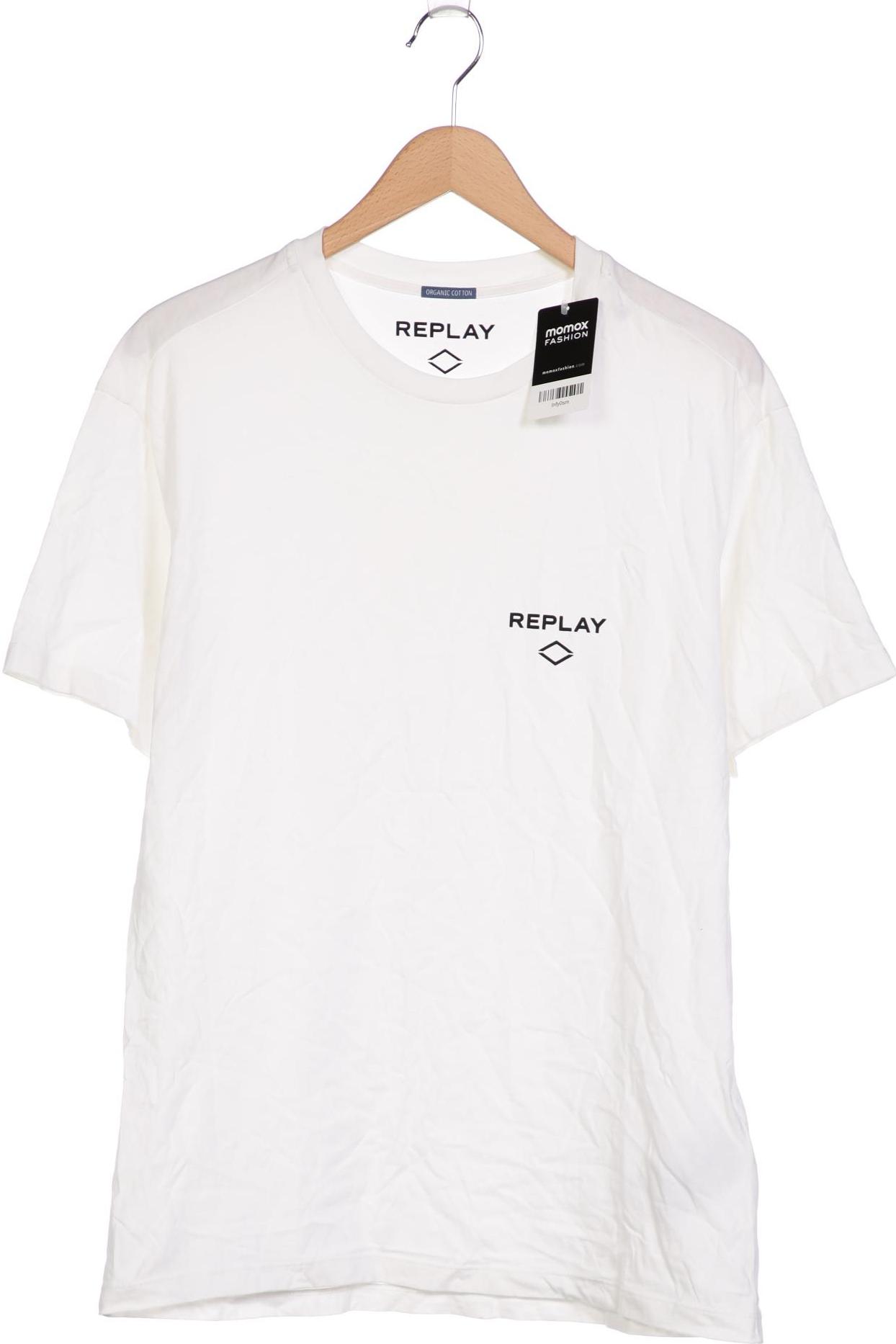 

Replay Herren T-Shirt, weiß, Gr. 52