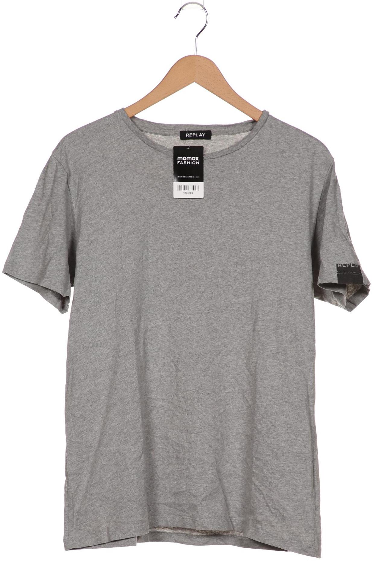 

Replay Herren T-Shirt, grau, Gr. 54