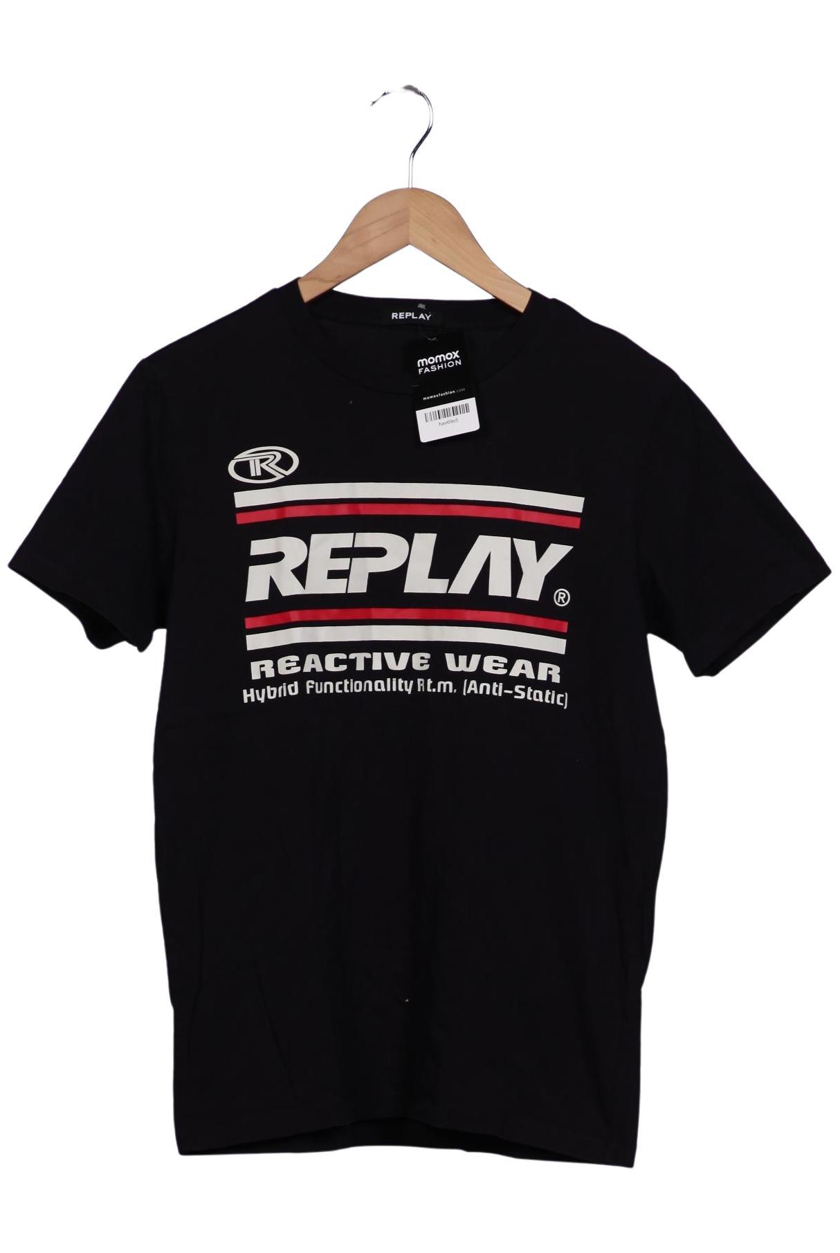 

Replay Herren T-Shirt, marineblau, Gr. 48