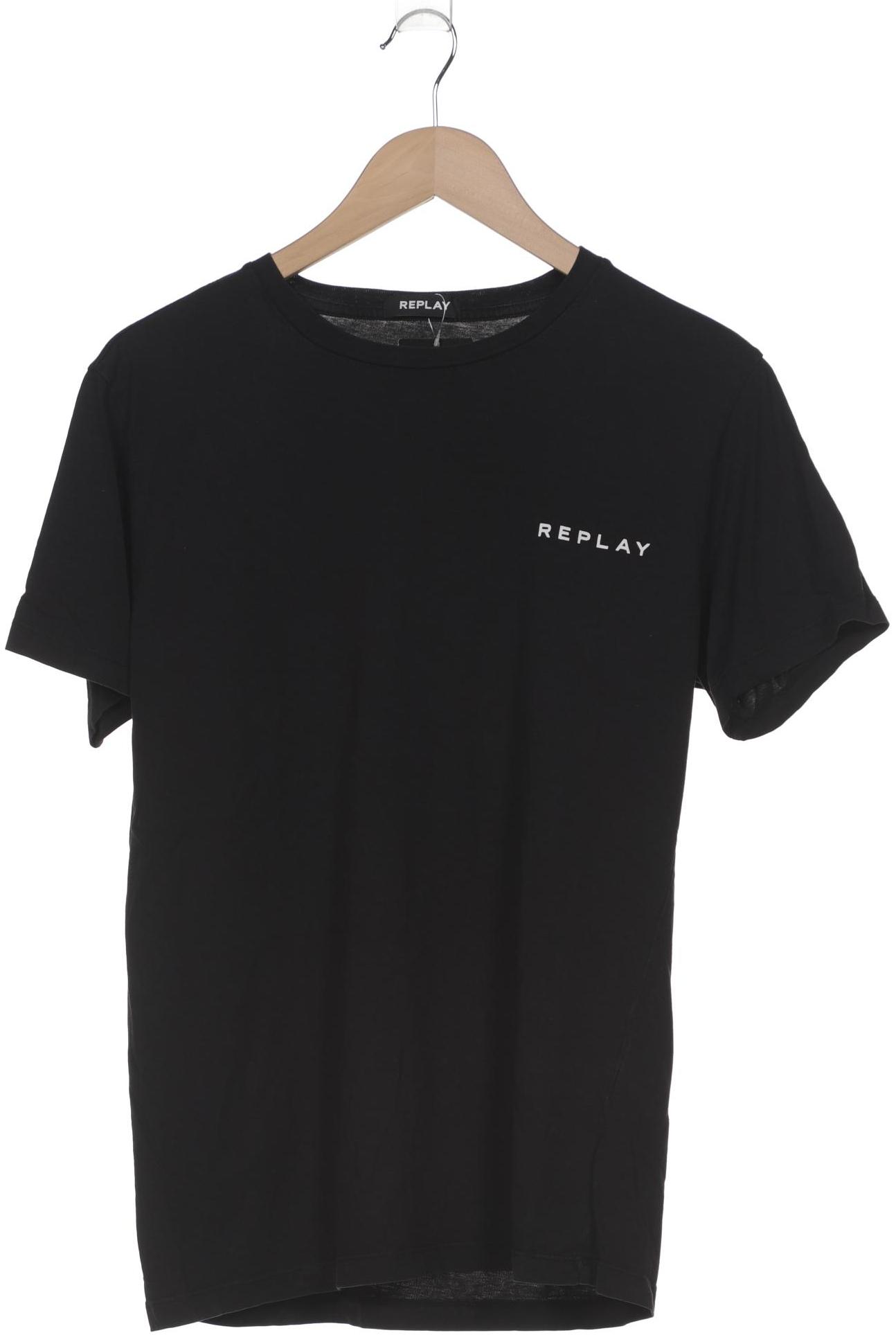 

Replay Herren T-Shirt, schwarz, Gr. 48