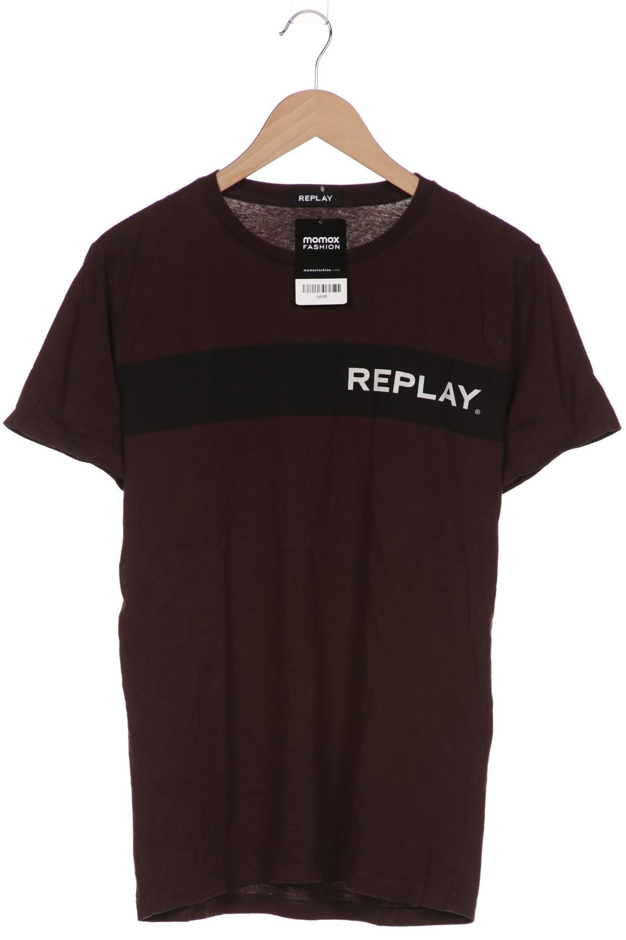 

Replay Herren T-Shirt, braun, Gr. 48
