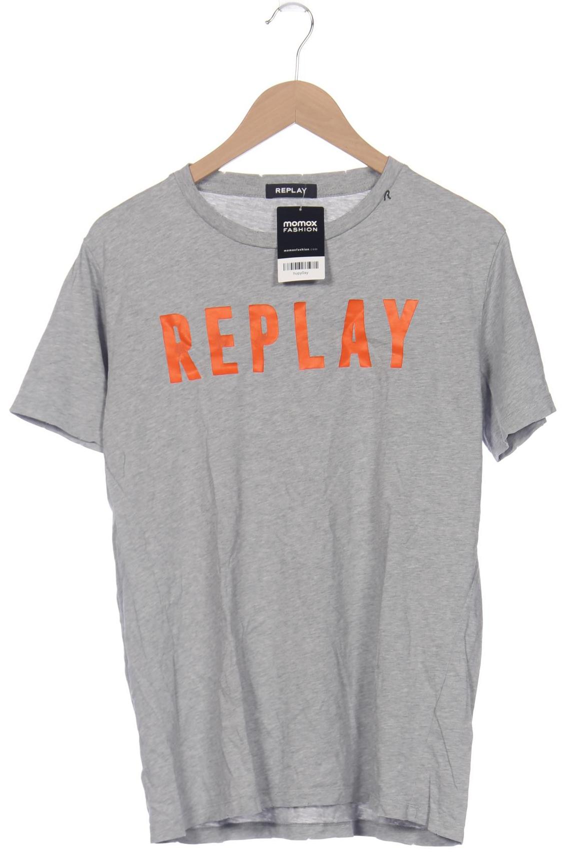 

Replay Herren T-Shirt, grau, Gr. 52